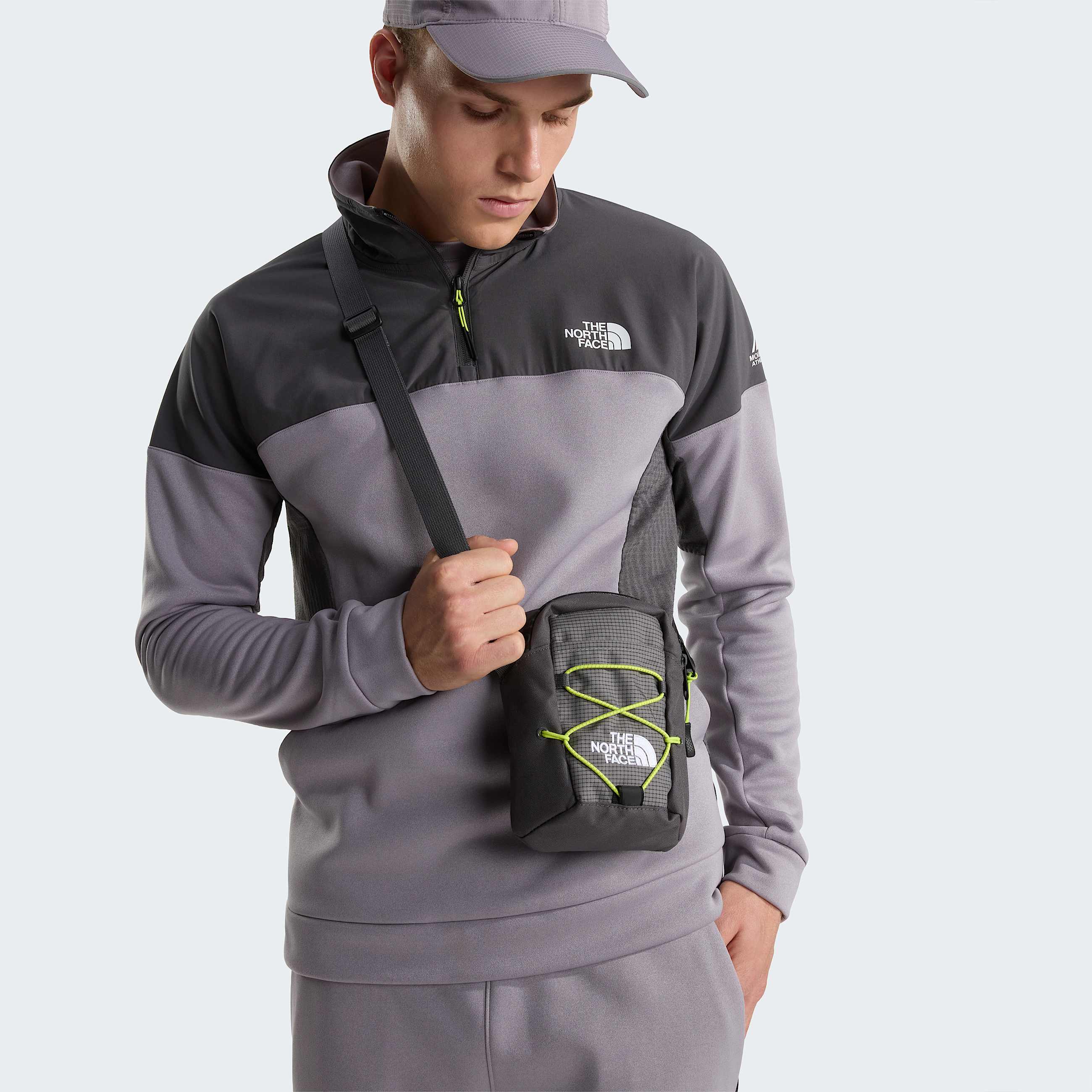 Jester Cross Body Tasche TNF Anthracite GreySmoked PearlFizz Lime ALT1