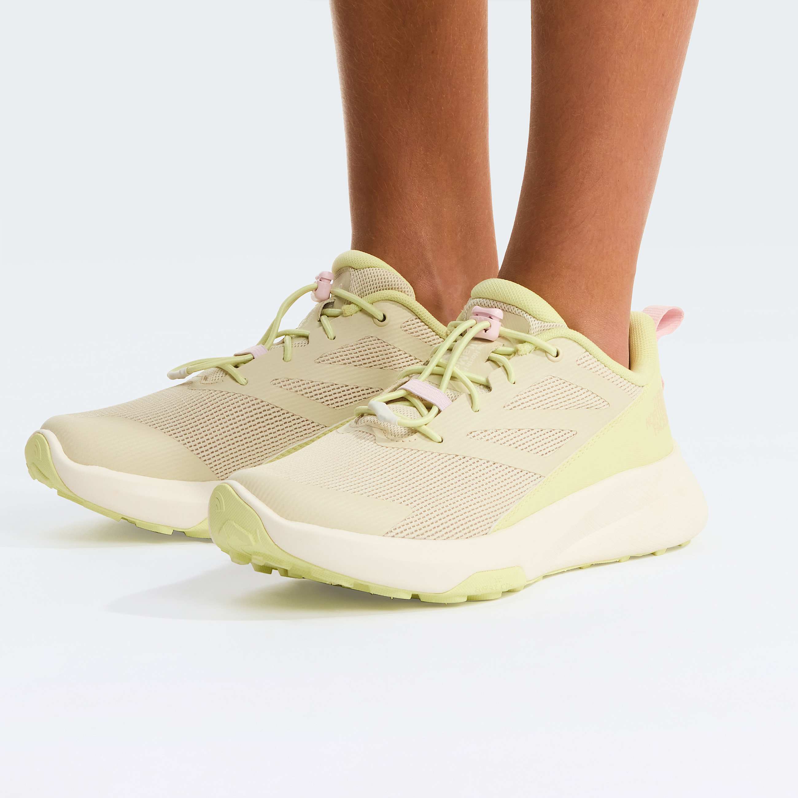 Teens Altamesa Trail Running Shoes TNF Desert StoneLemon Mist ALT4