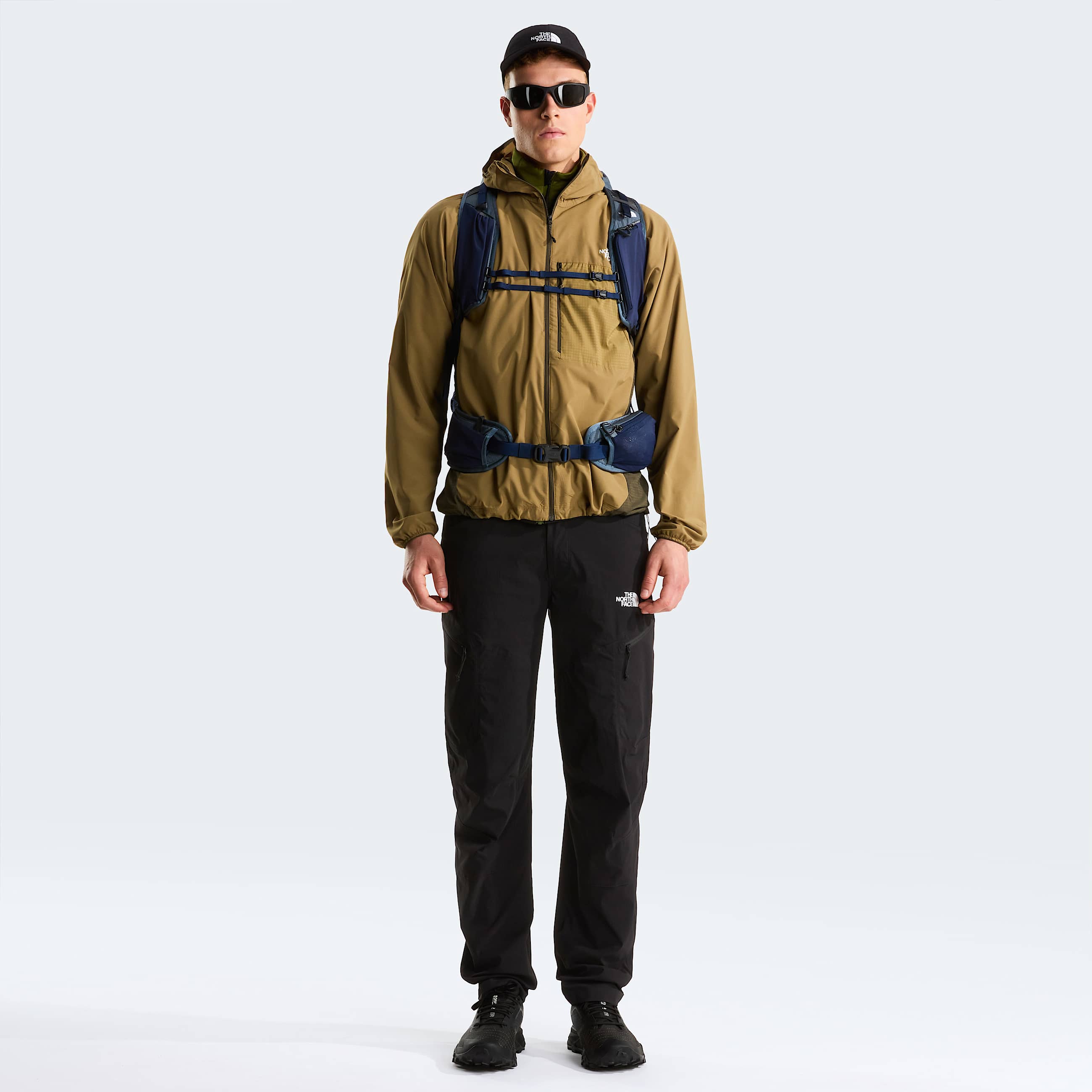 Trail Lite 36Litre Backpack TNF Granite GreySummit NavyDust Orange ALT9