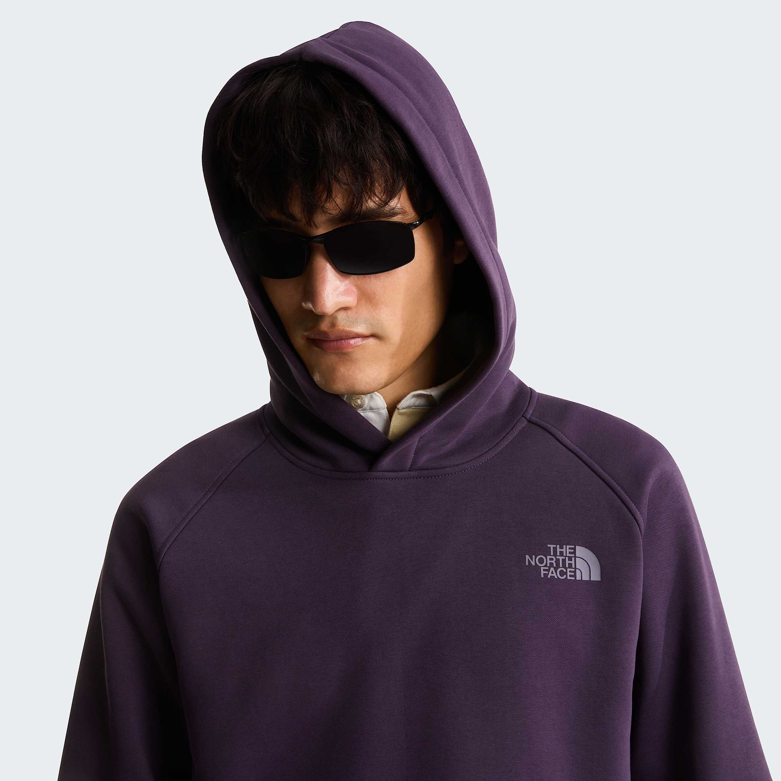 Felpa con cappuccio e maniche raglan NSE Box da uomo TNF Endless Dusk ALT4