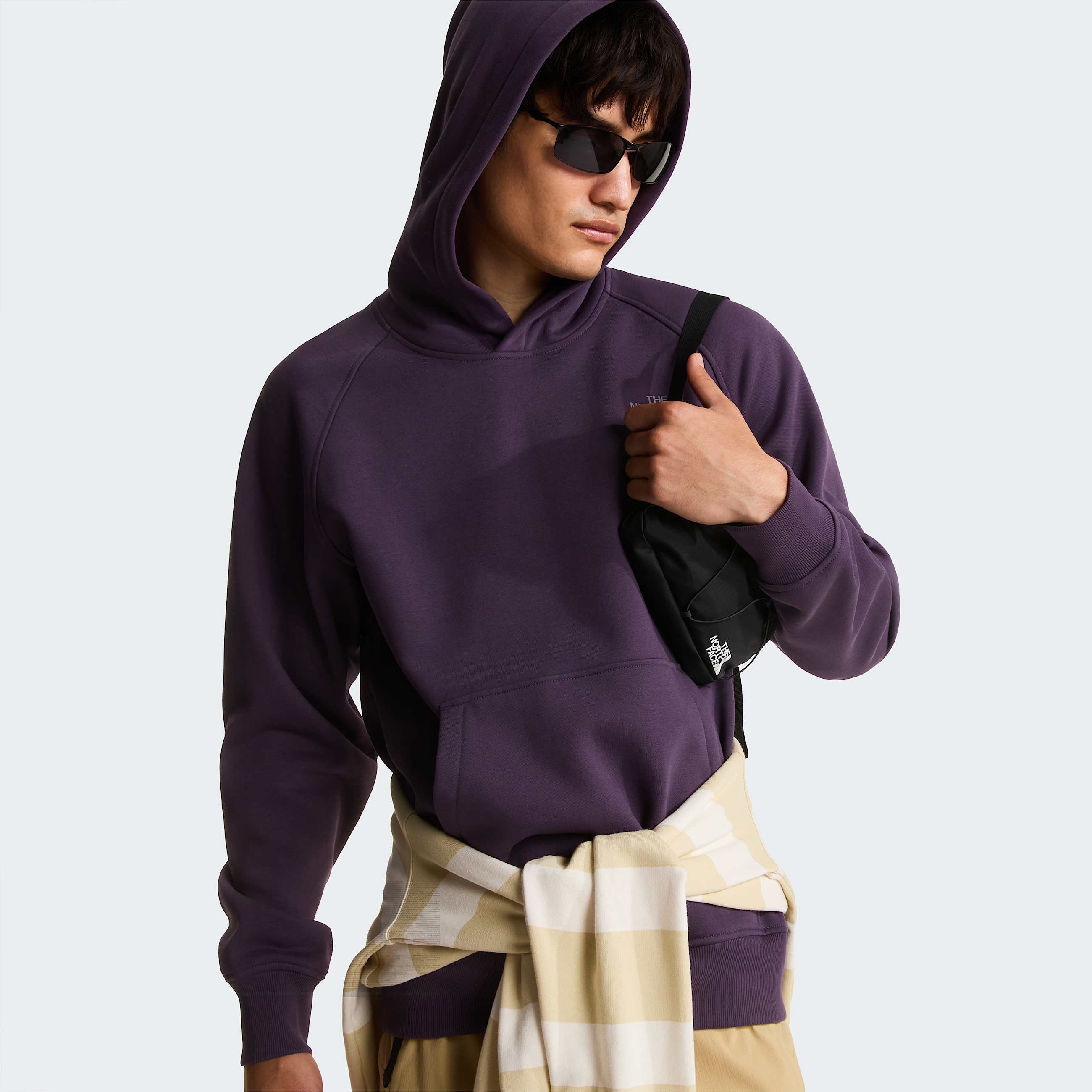 Felpa con cappuccio e maniche raglan NSE Box da uomo TNF Endless Dusk ALT7