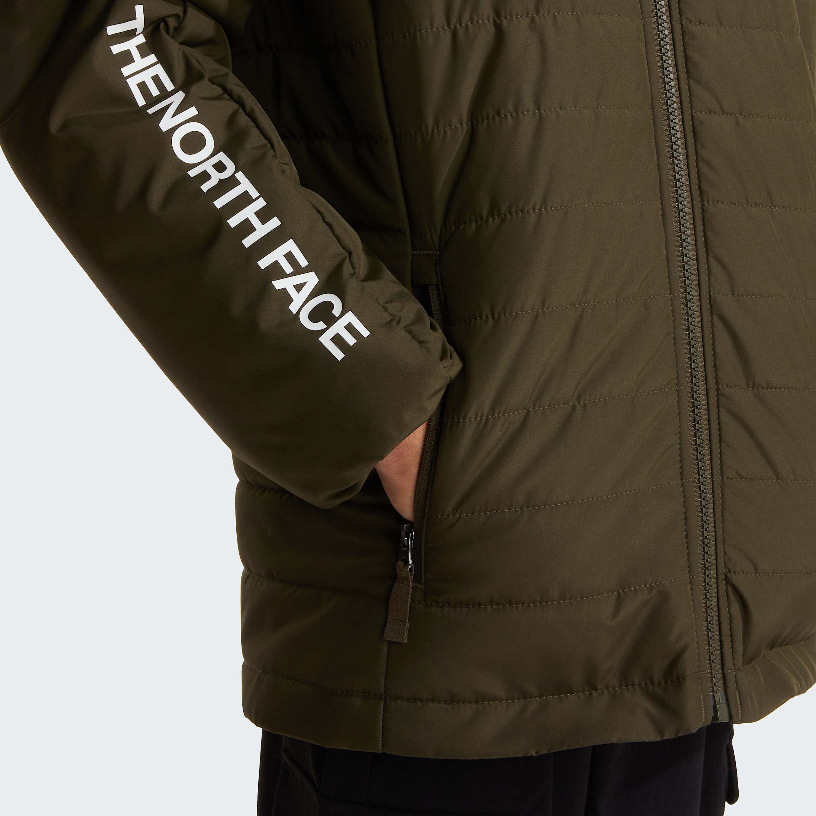 Boys Never Stop Synthetic Jacket TNF New Taupe Green ALT6