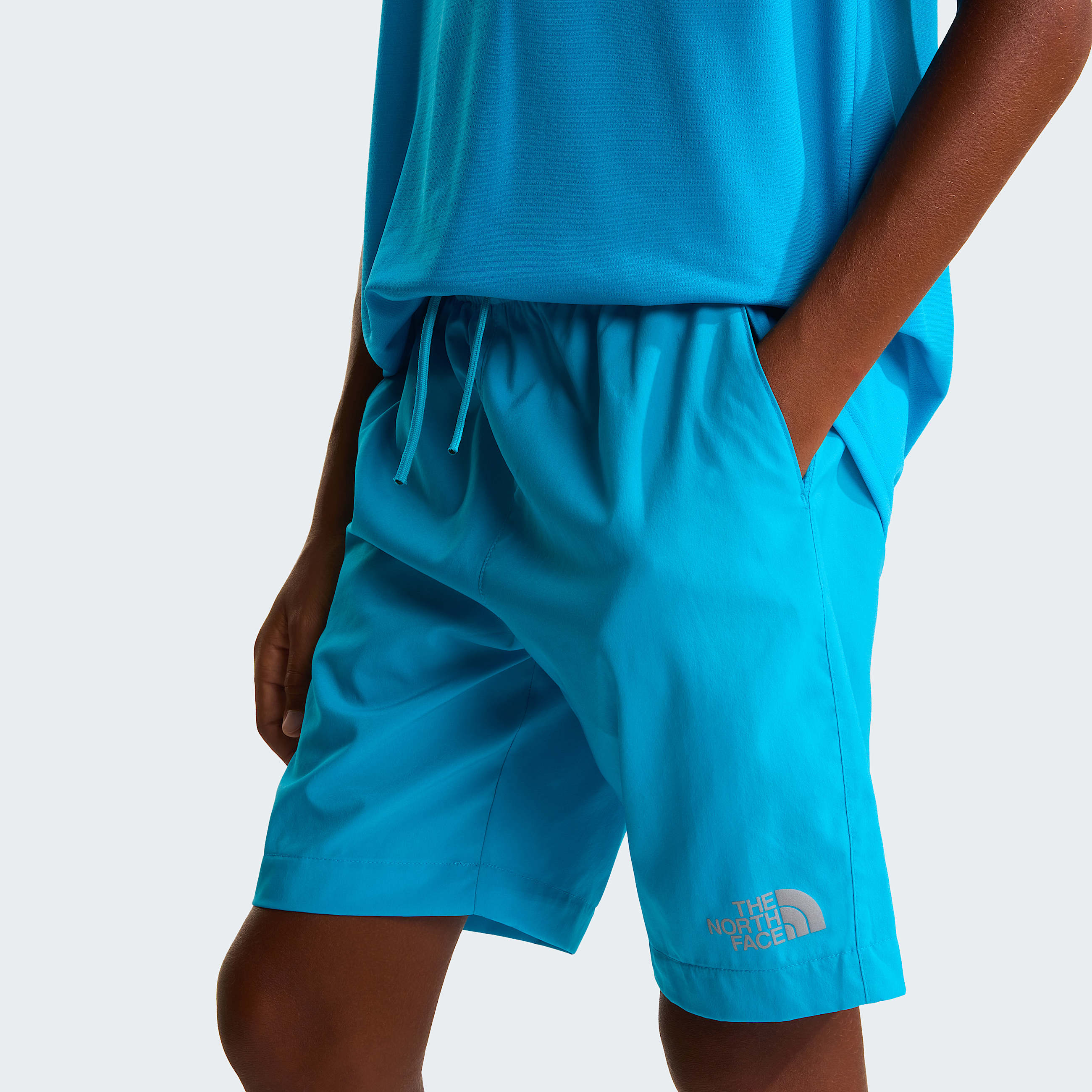 Teens 247 Shorts TNF Meridian Blue ALT4