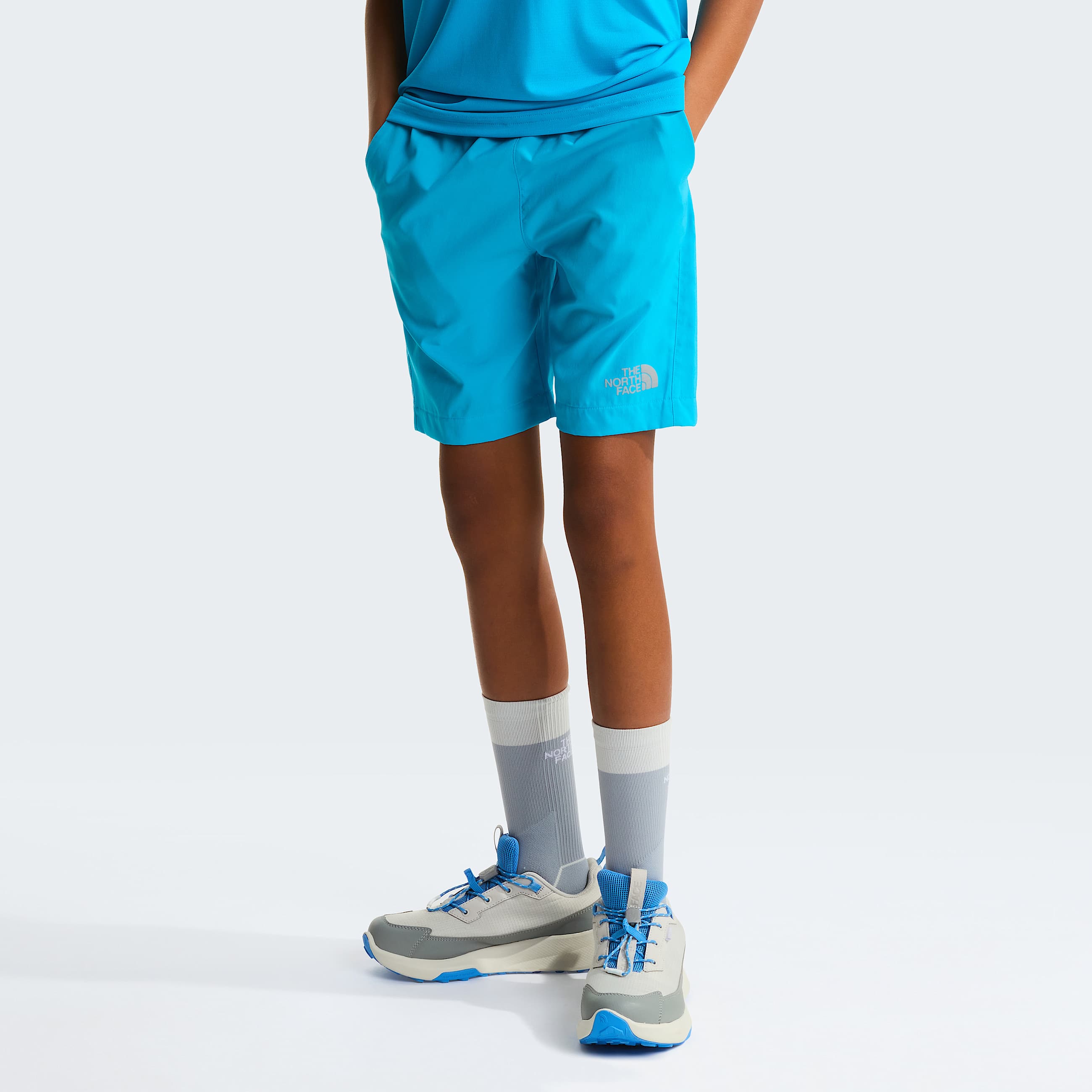 Teens 247 Shorts TNF Meridian Blue ALT7