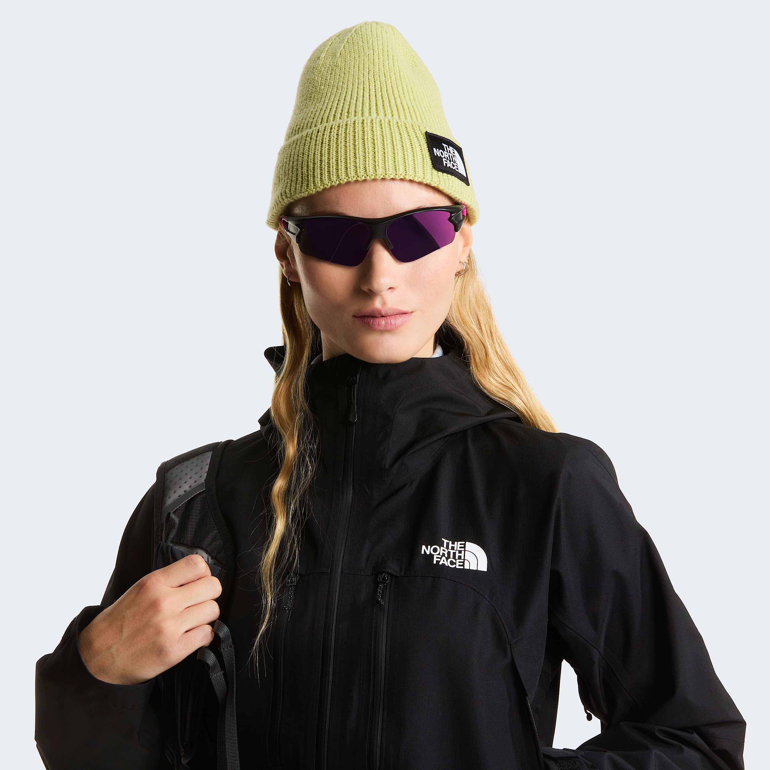 Berretto con risvolto e logo box TNF TNF Pear ALT1