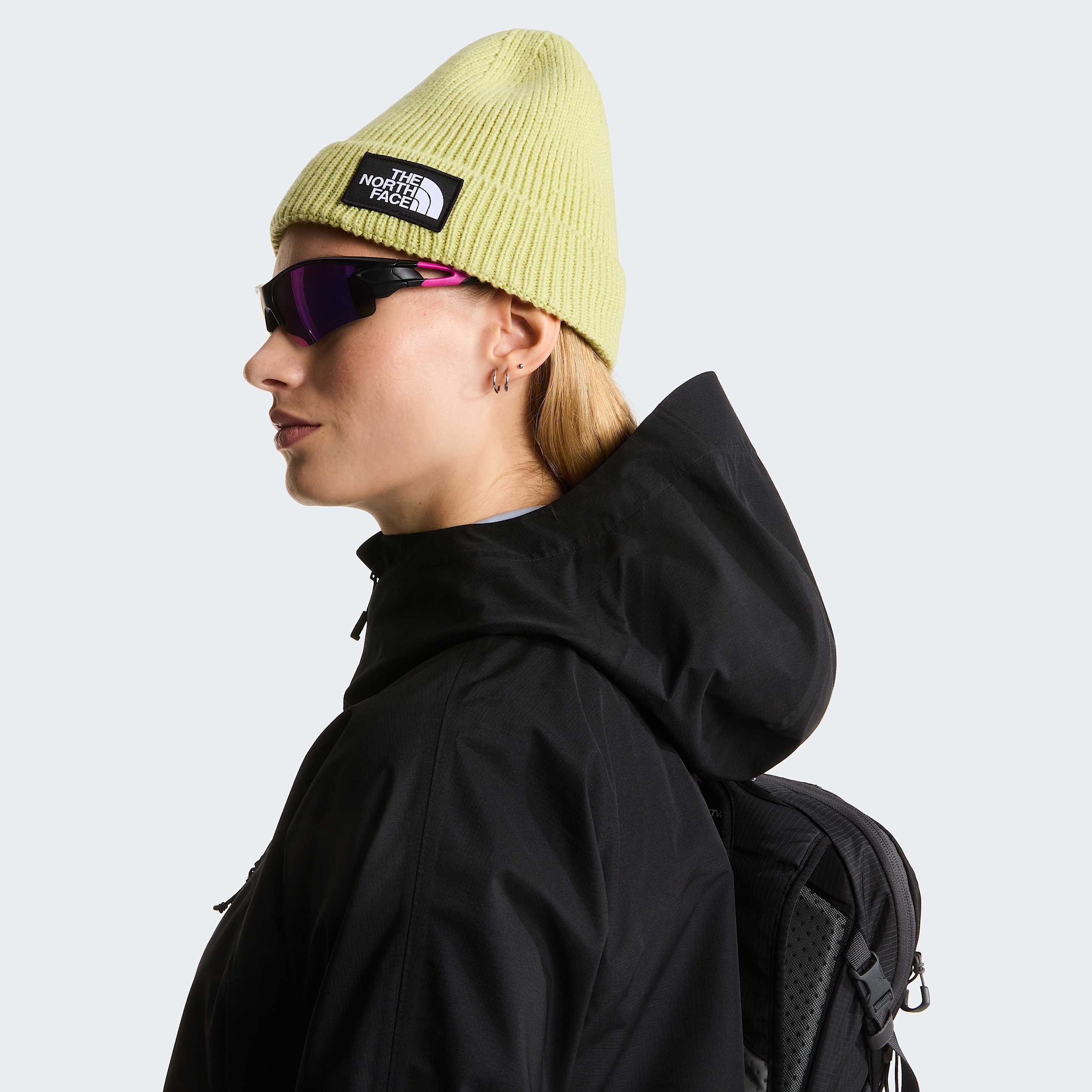 Berretto con risvolto e logo box TNF TNF Pear ALT3