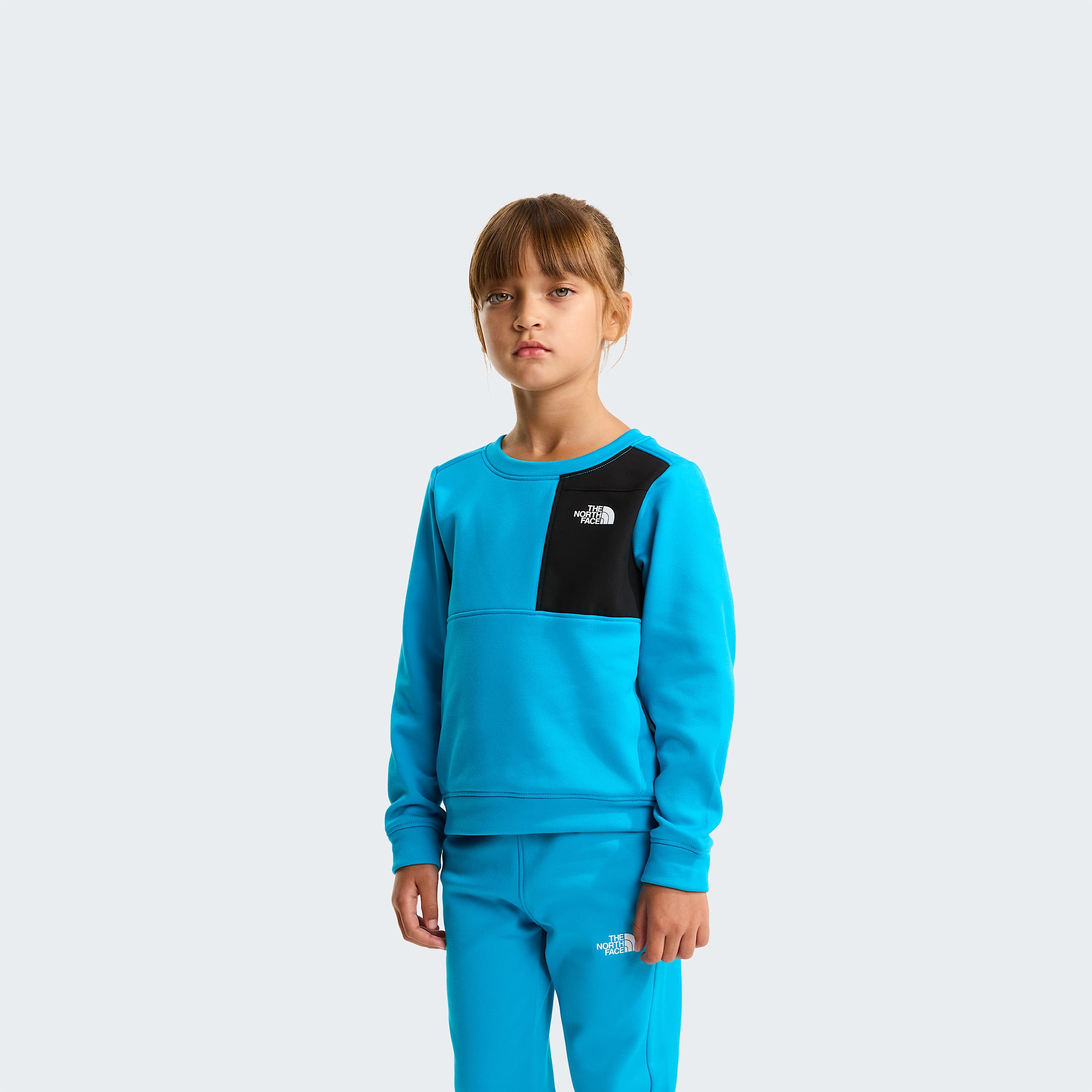 Kids TNF Performance Fleece TwoPiece Set TNF Meridian Blue ALT14