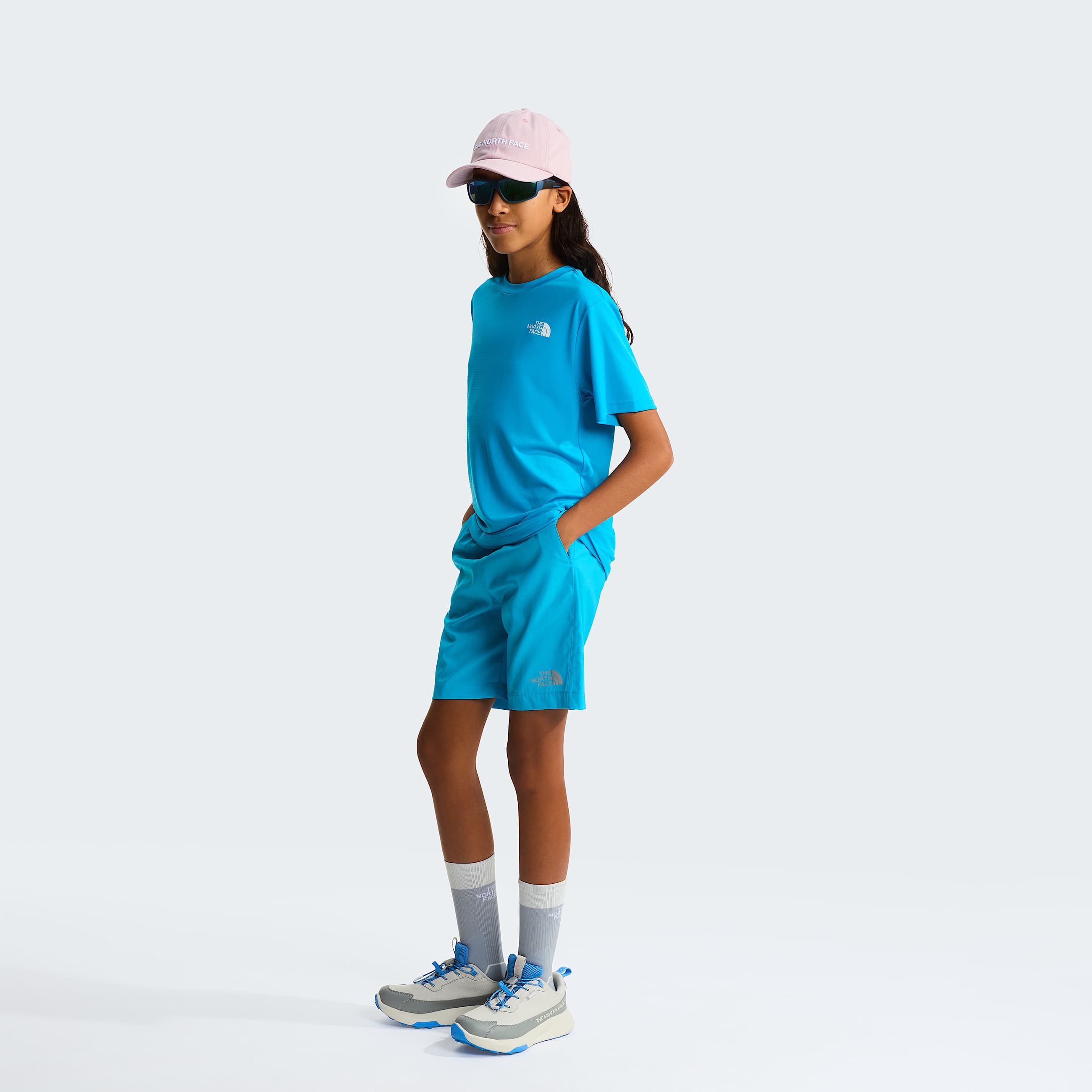 Teens 247 TShirt TNF Meridian Blue ALT7