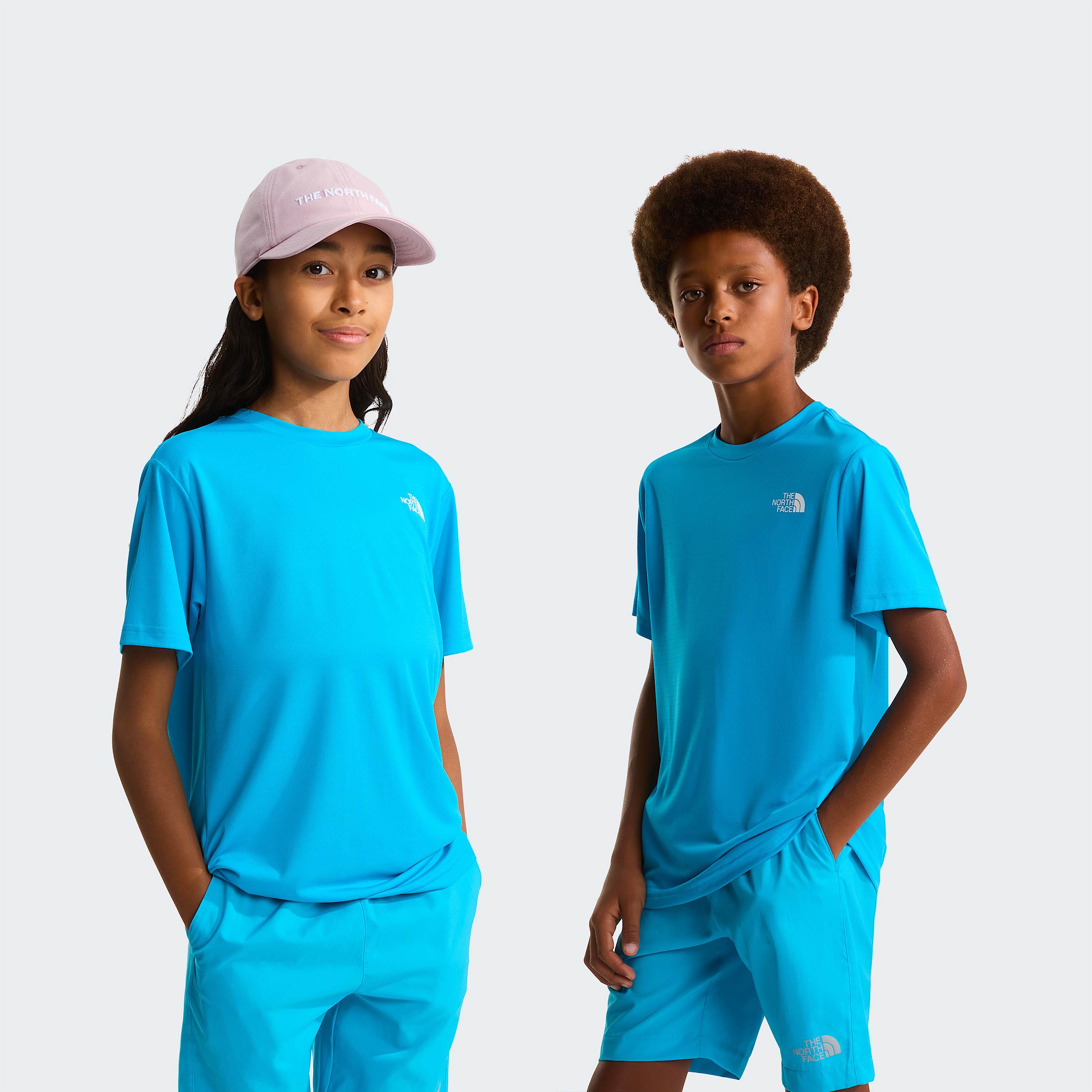 Teens 247 TShirt TNF Meridian Blue HERO