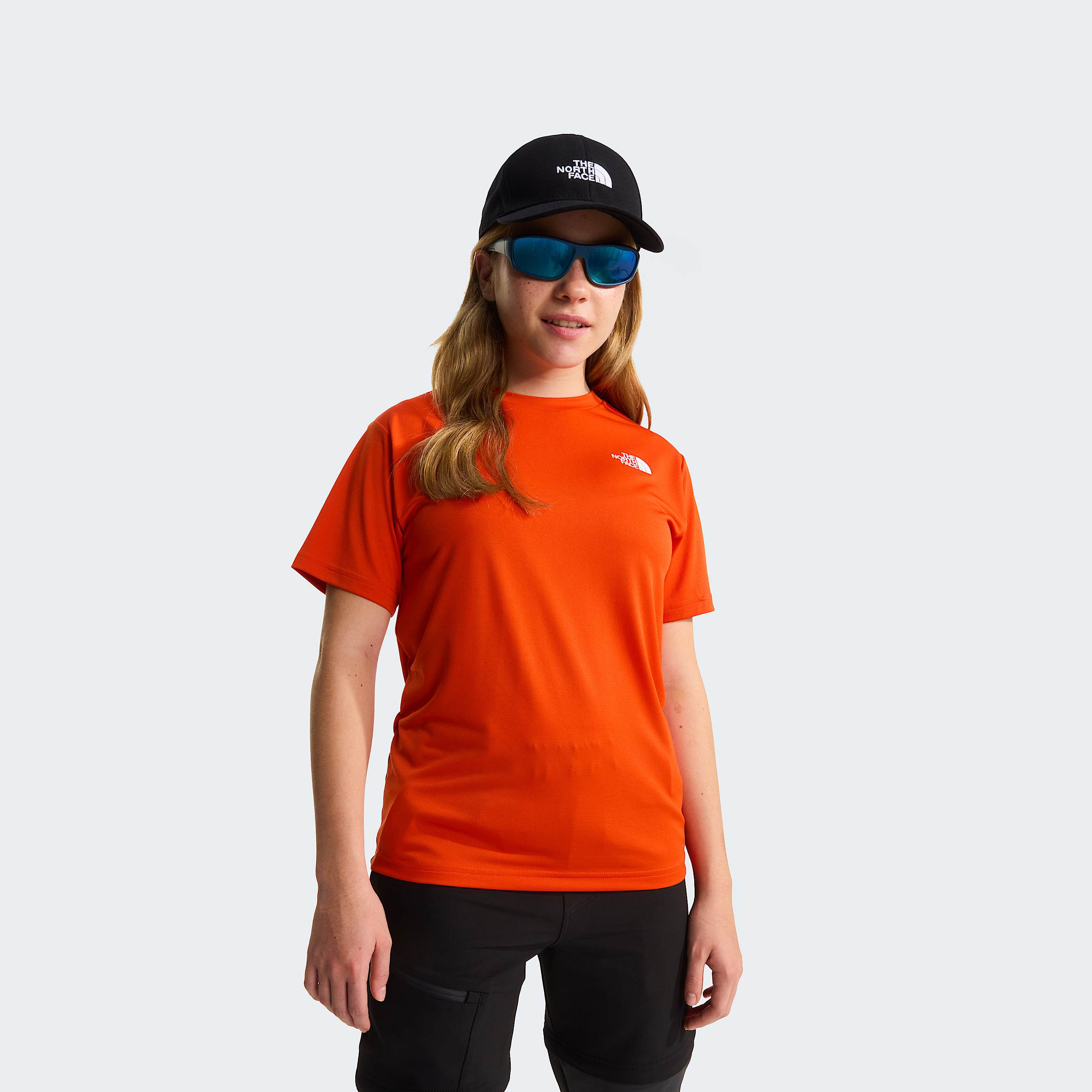 Teens 247 TShirt TNF Lava Red ALT10