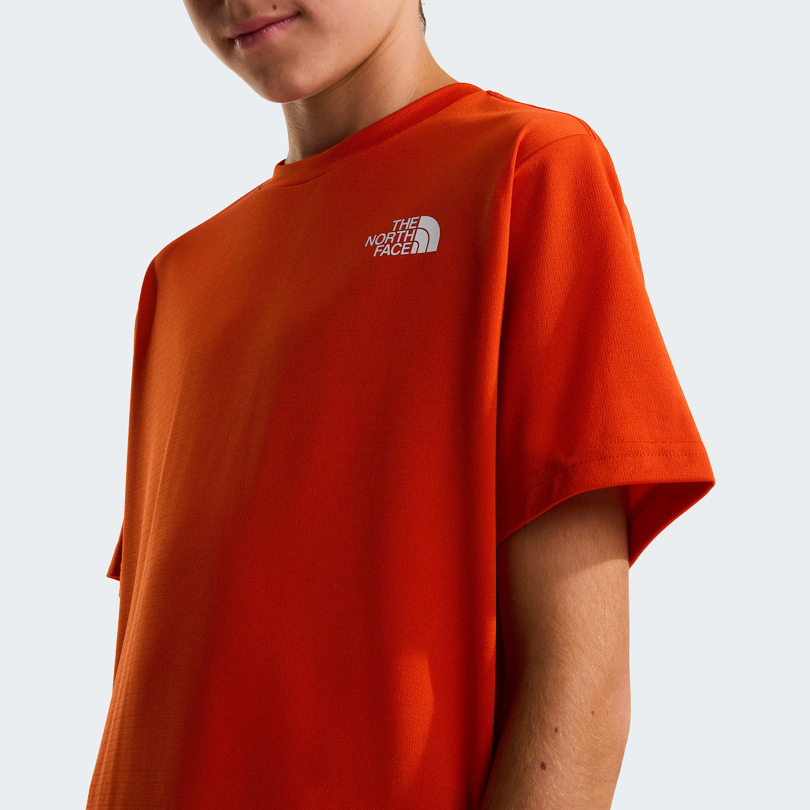 Teens 247 TShirt TNF Lava Red ALT4