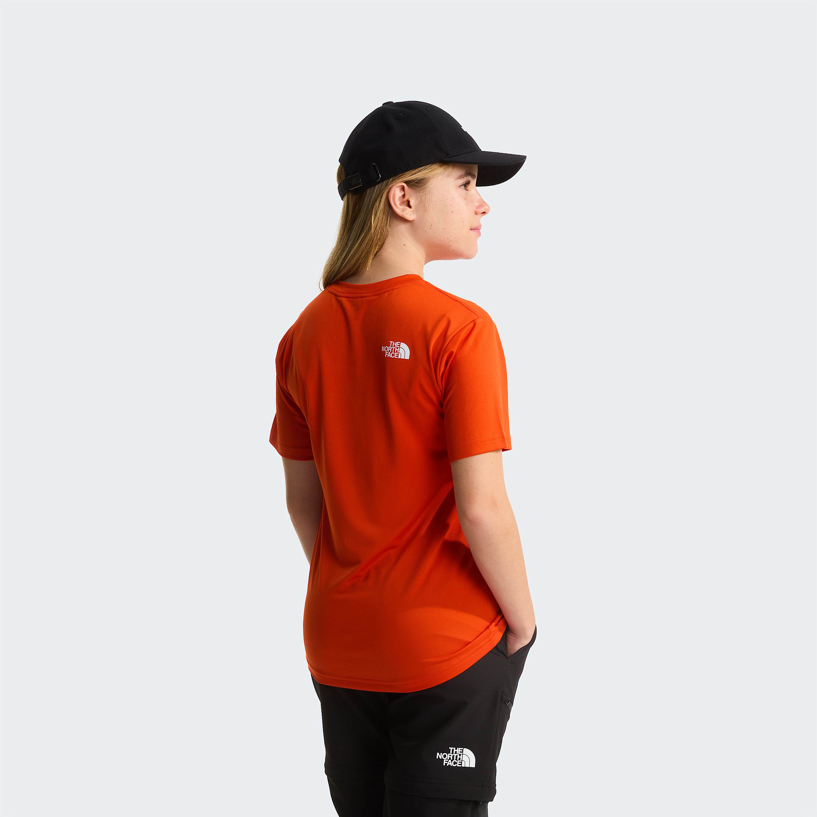 Teens 247 TShirt TNF Lava Red ALT9