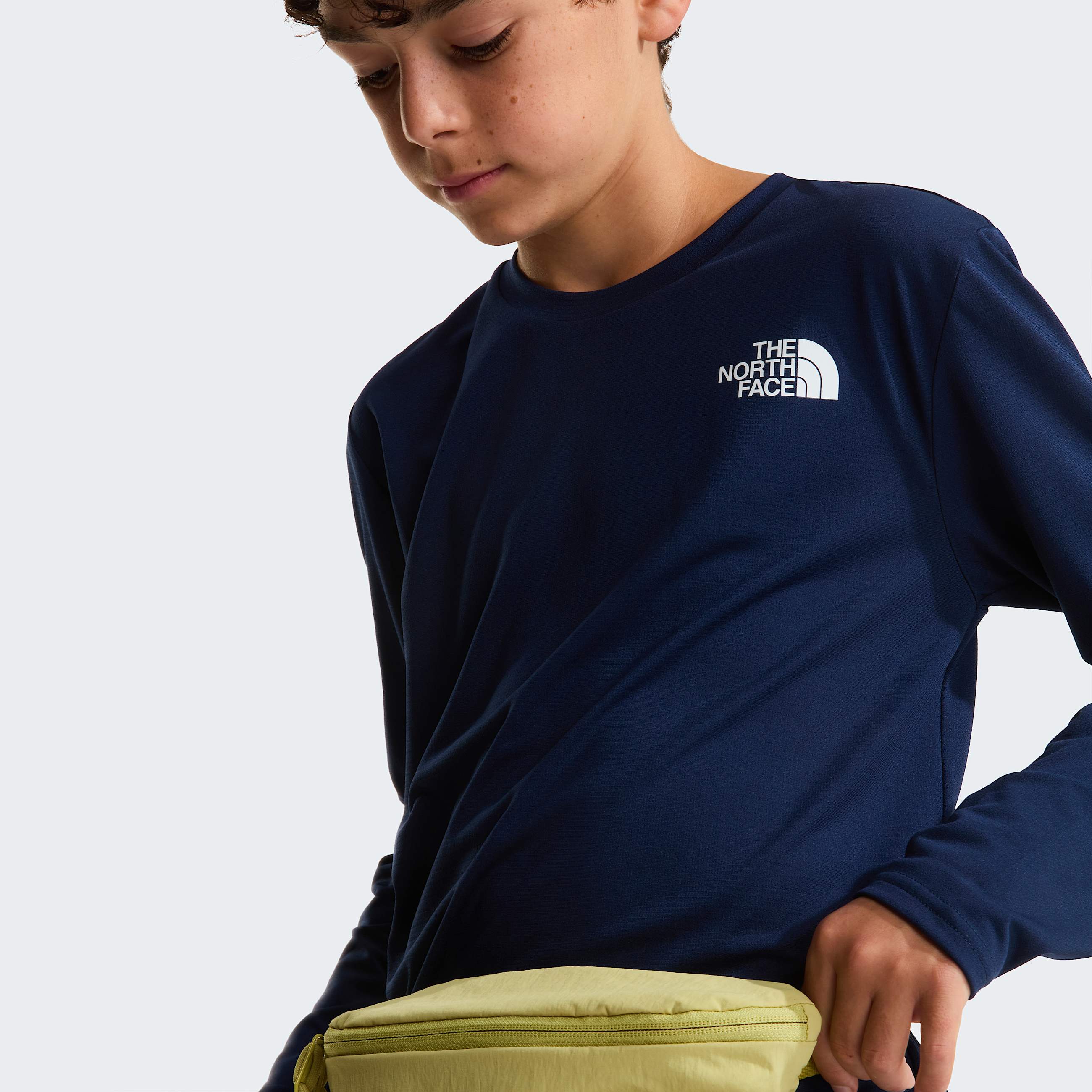 Teens 247 LongSleeve TShirt TNF Summit Navy ALT6