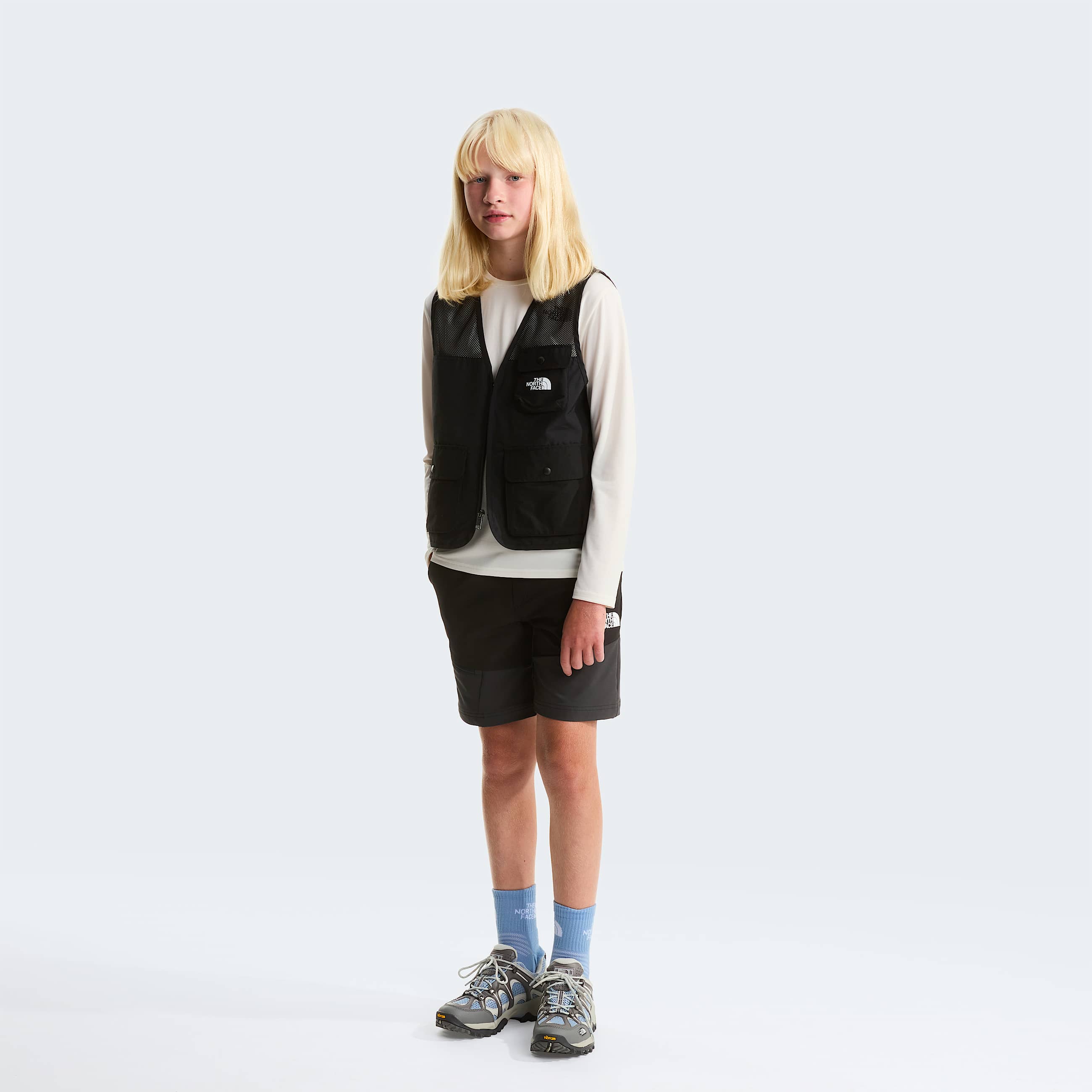 Teens 247 LongSleeve TShirt TNF White Dune ALT7