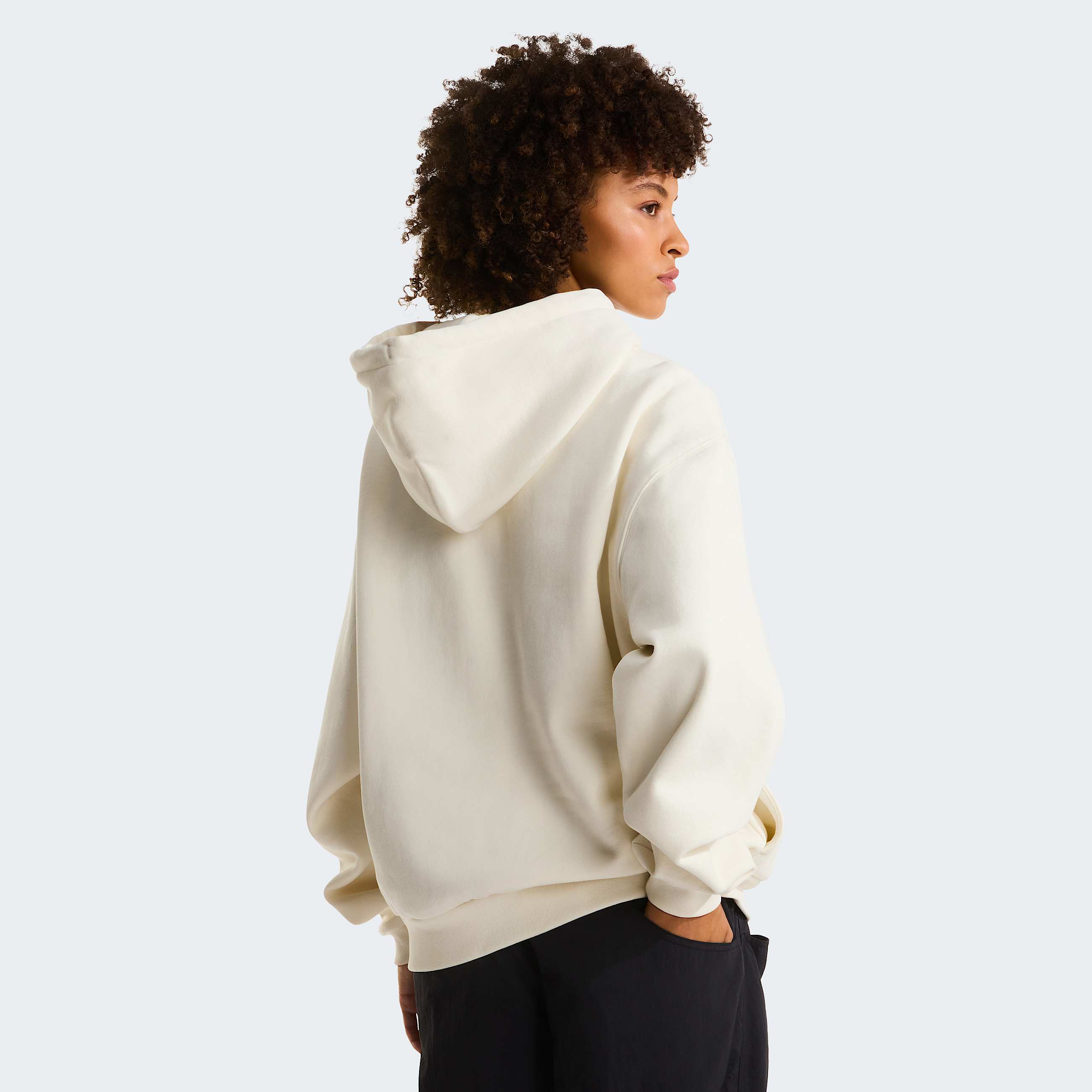 Camisola com capuz Red Box unissexo TNF White Dune ALT12