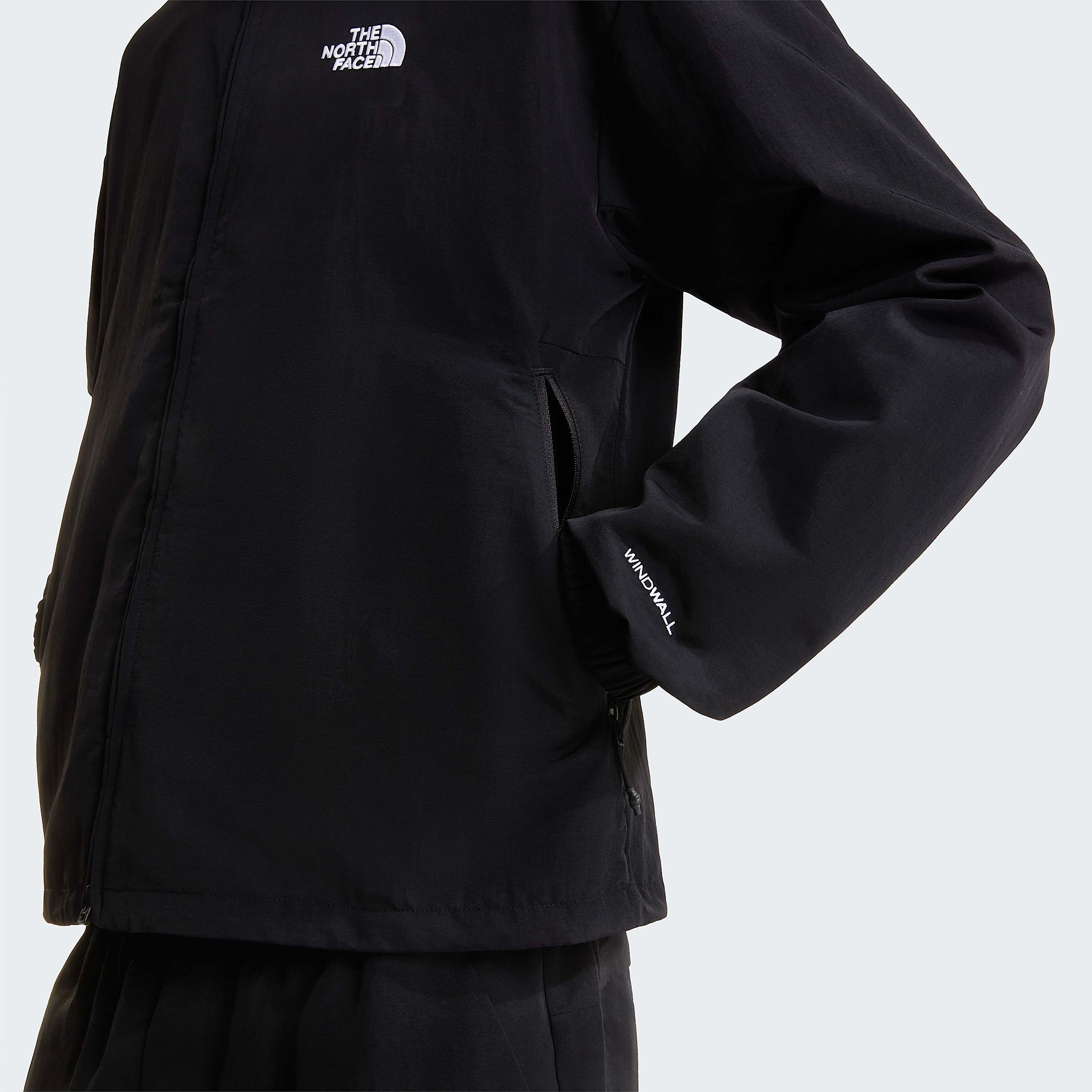 Mens TNF Easy Wind Jacket TNF TNF Black ALT6