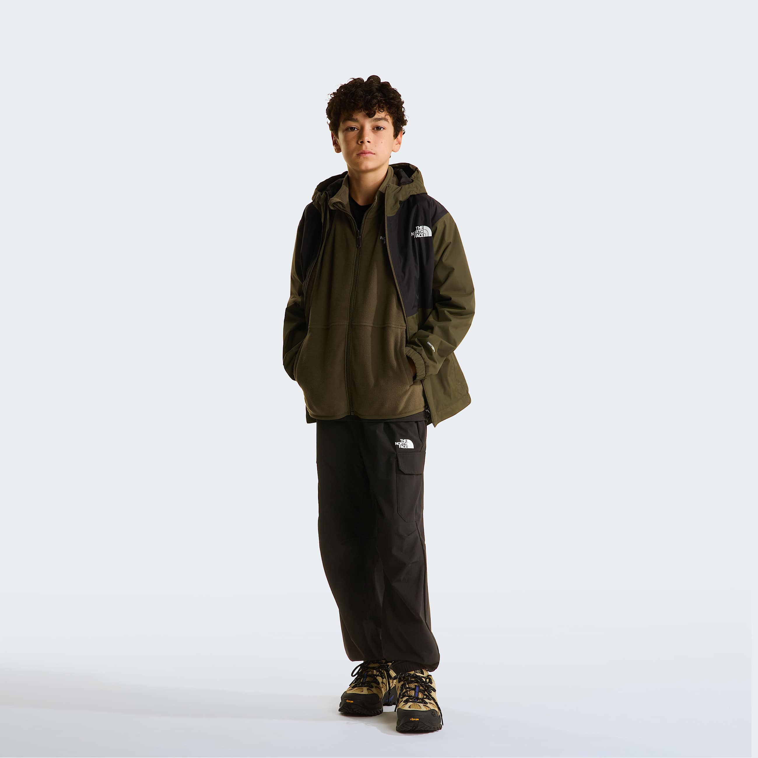 Glacier ZipInCompatible Fleece Jacket Junior TNF ALT1