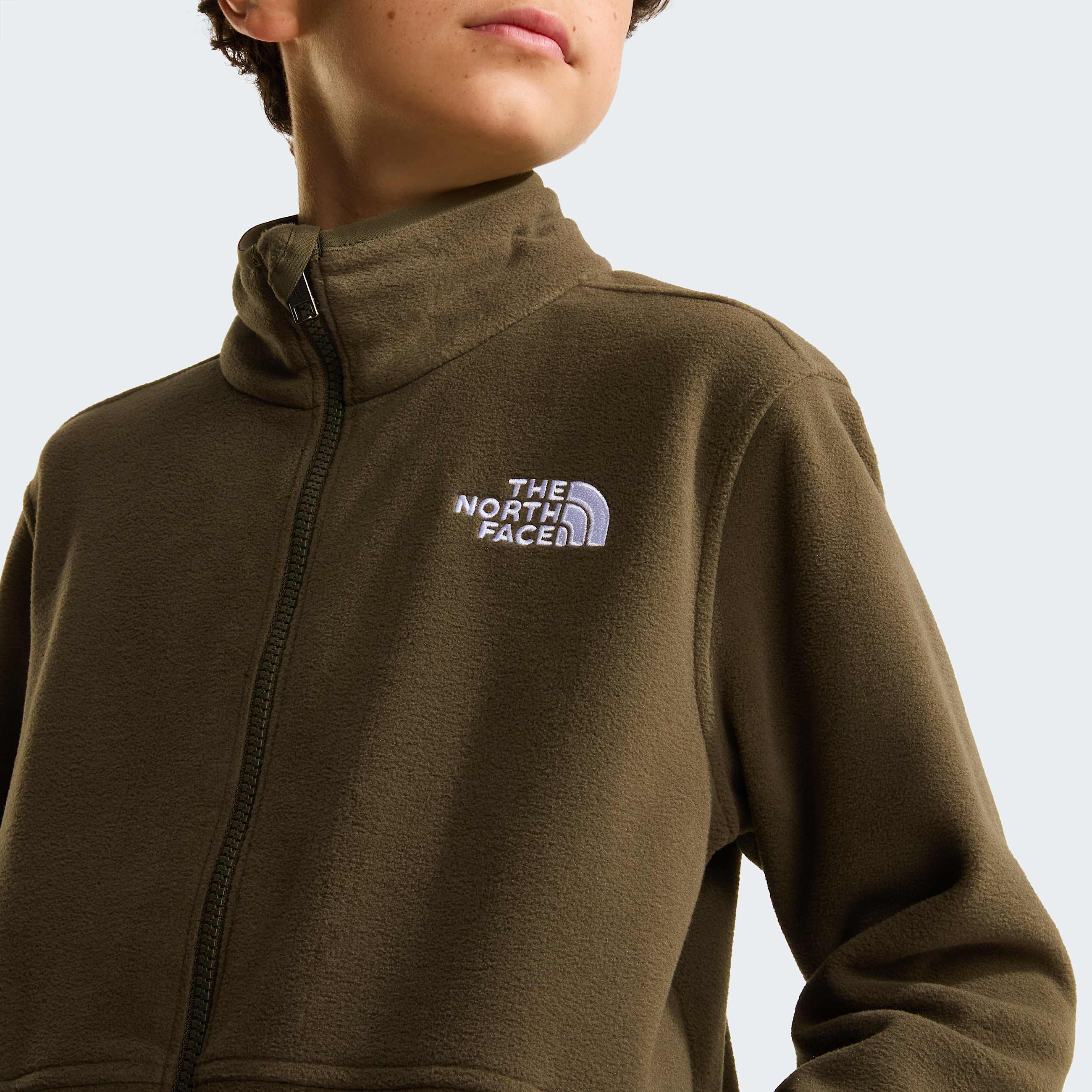 Glacier ZipInCompatible Fleece Jacket Junior TNF ALT5