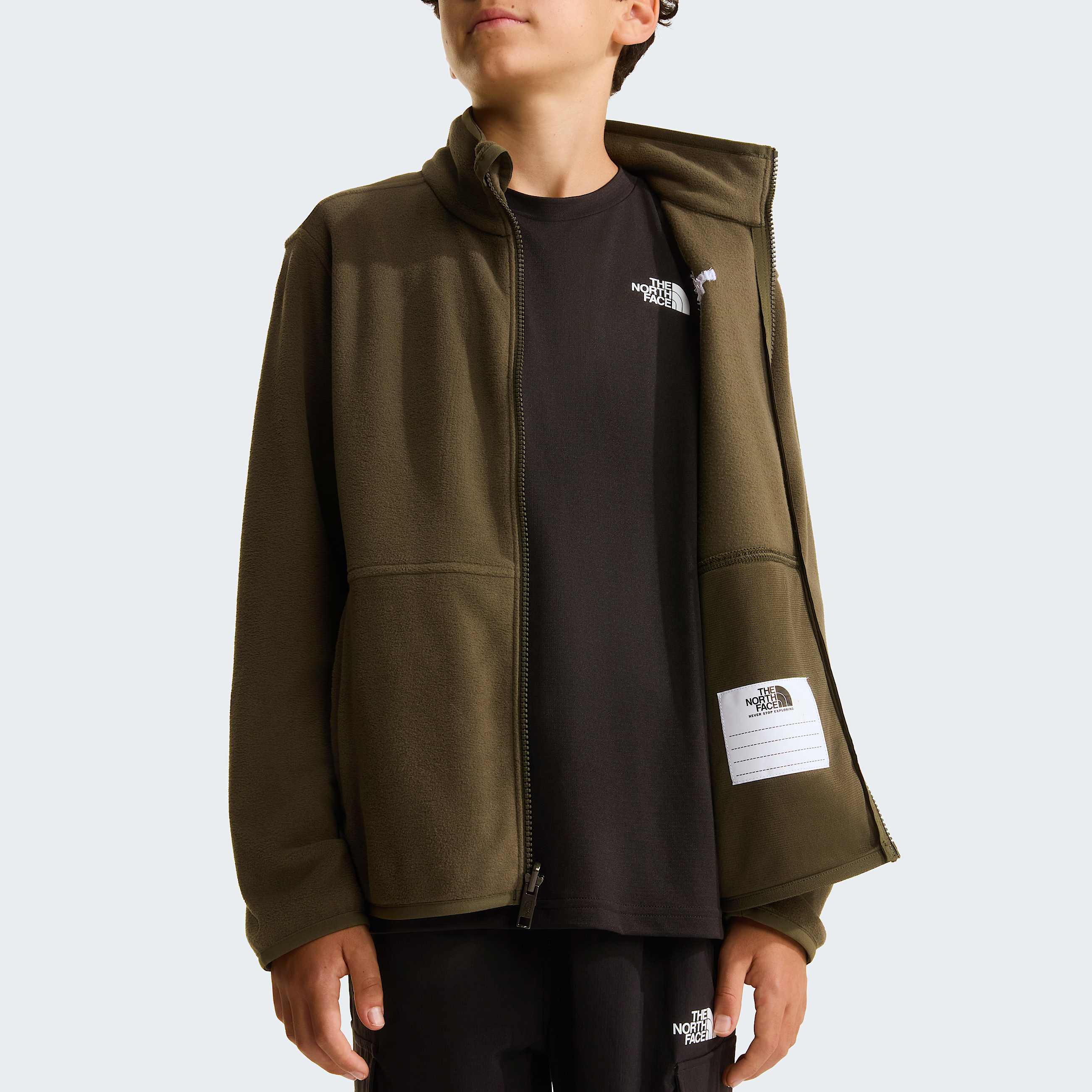 Glacier ZipInCompatible Fleece Jacket Junior TNF ALT7