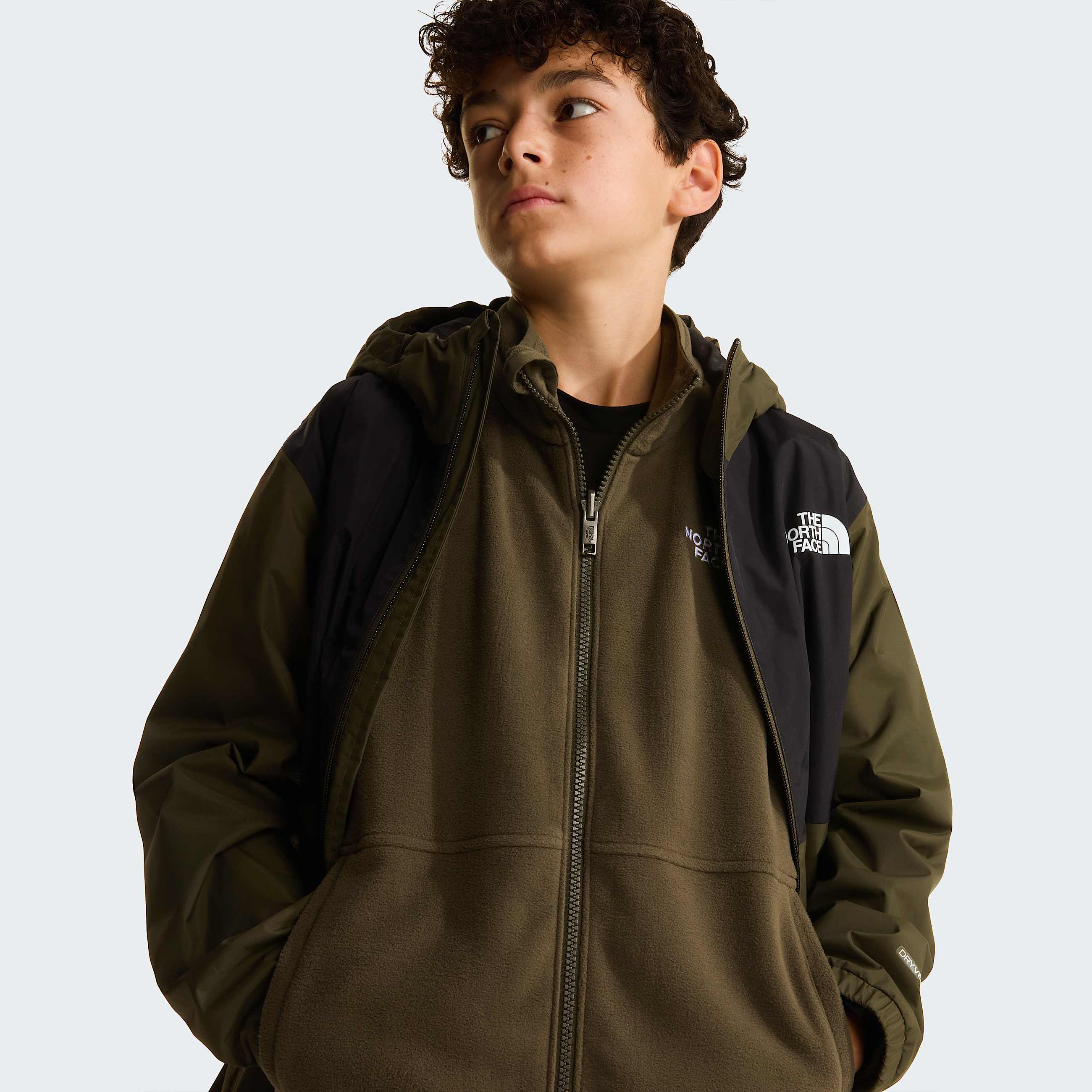 Glacier ZipInCompatible Fleece Jacket Junior TNF ALT8