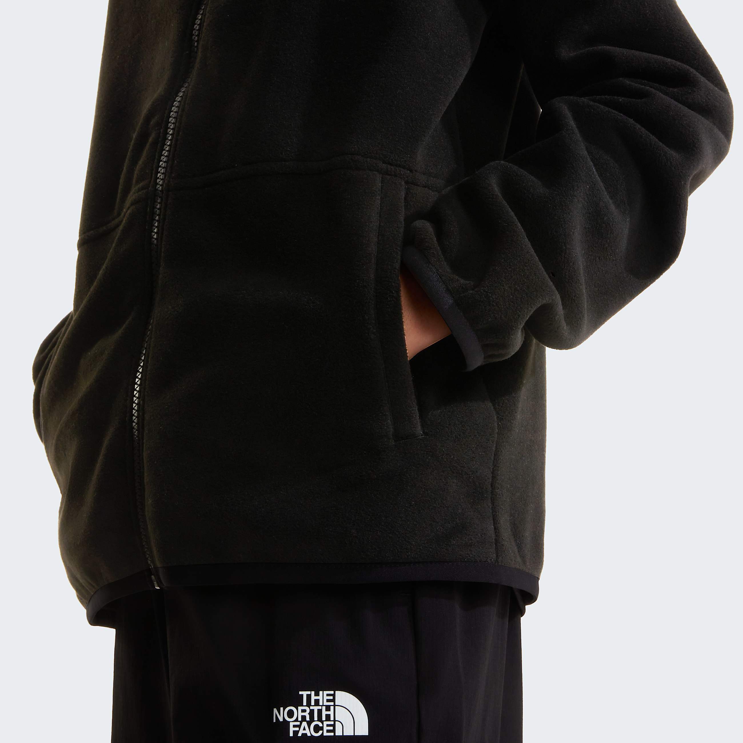 Teens Glacier ZipInCompatible Fleece Jacket TNF TNF Black ALT6