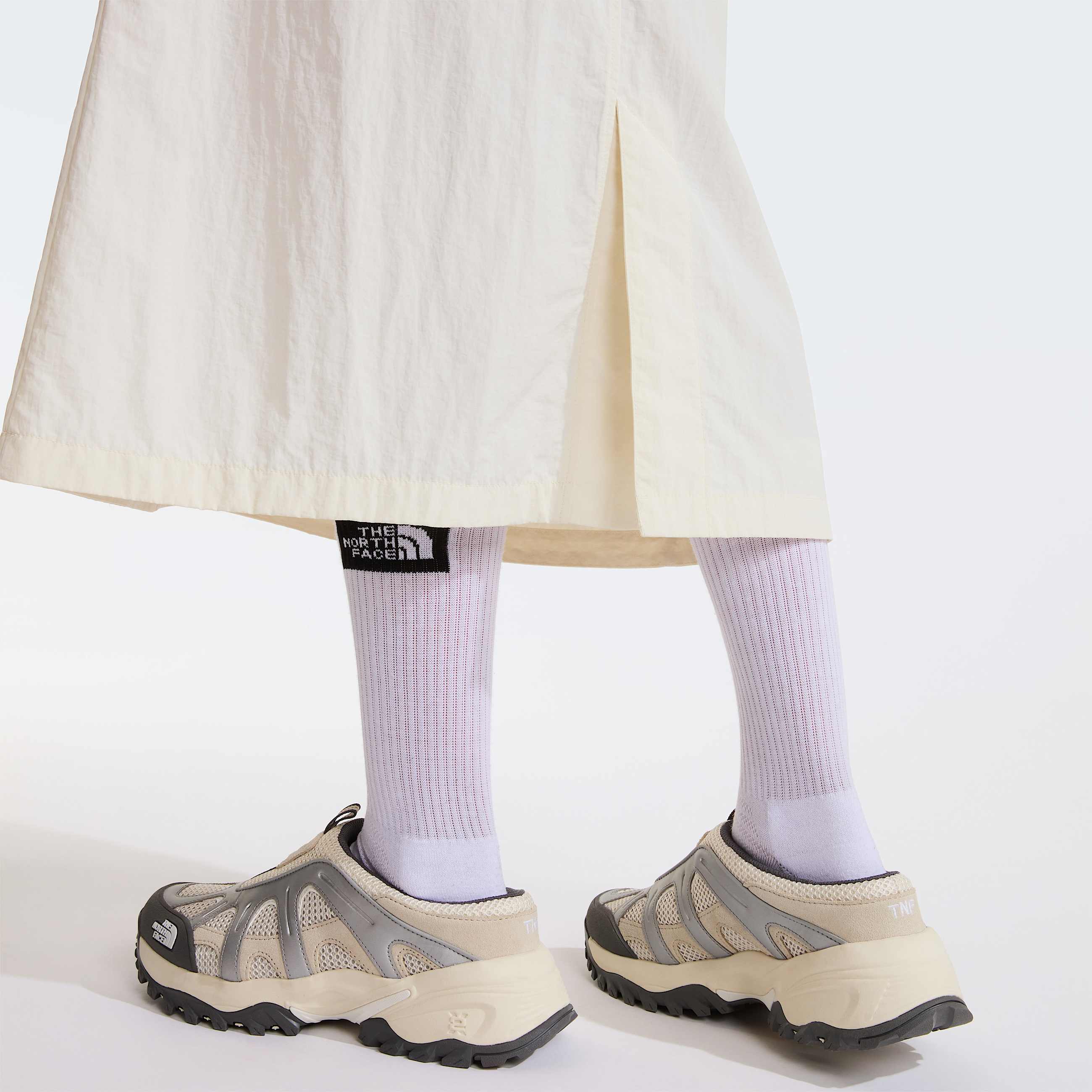 Womens Red Box Nylon Belted Skirt TNF ALT7