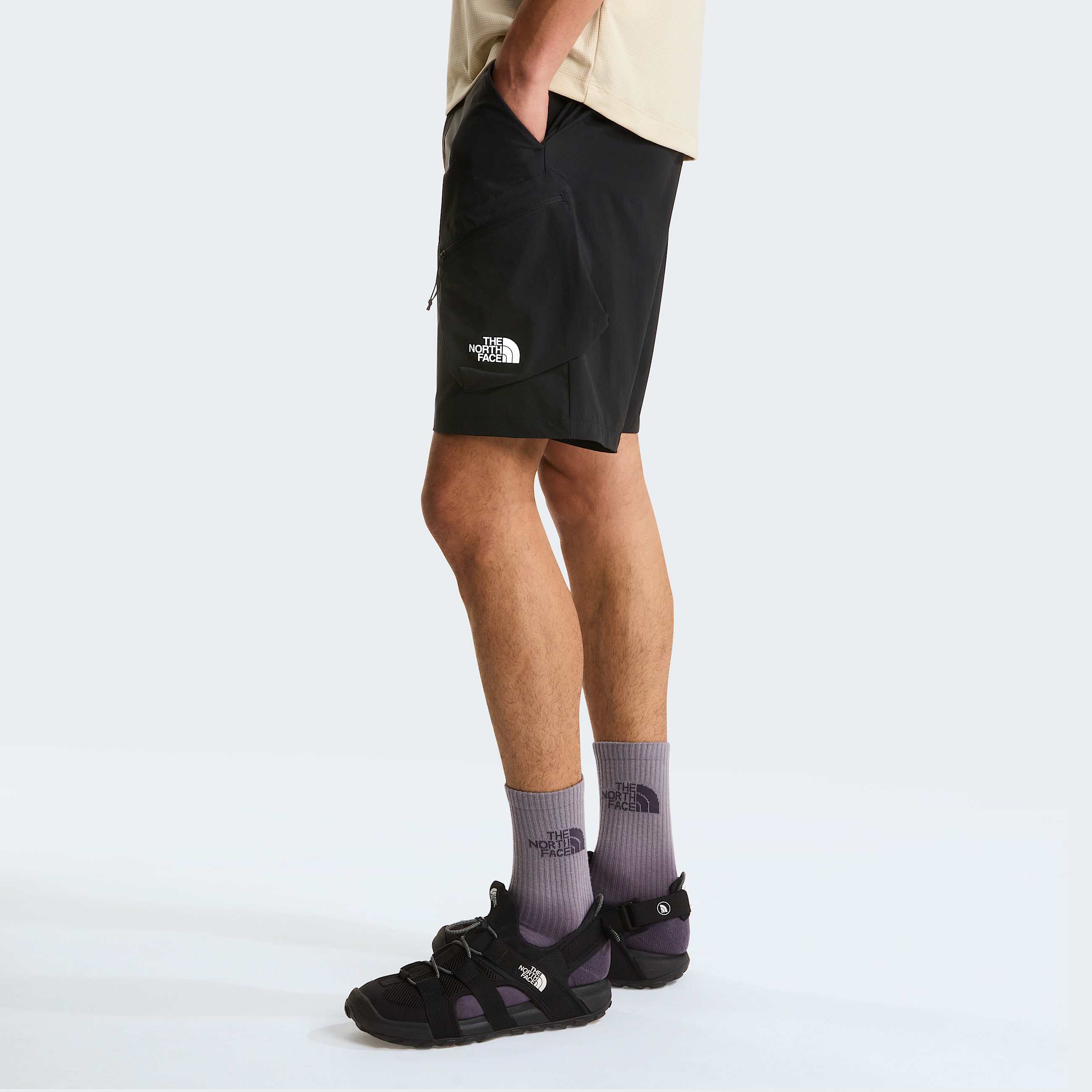 Inpakbare short voor heren TNF TNF Black ALT2