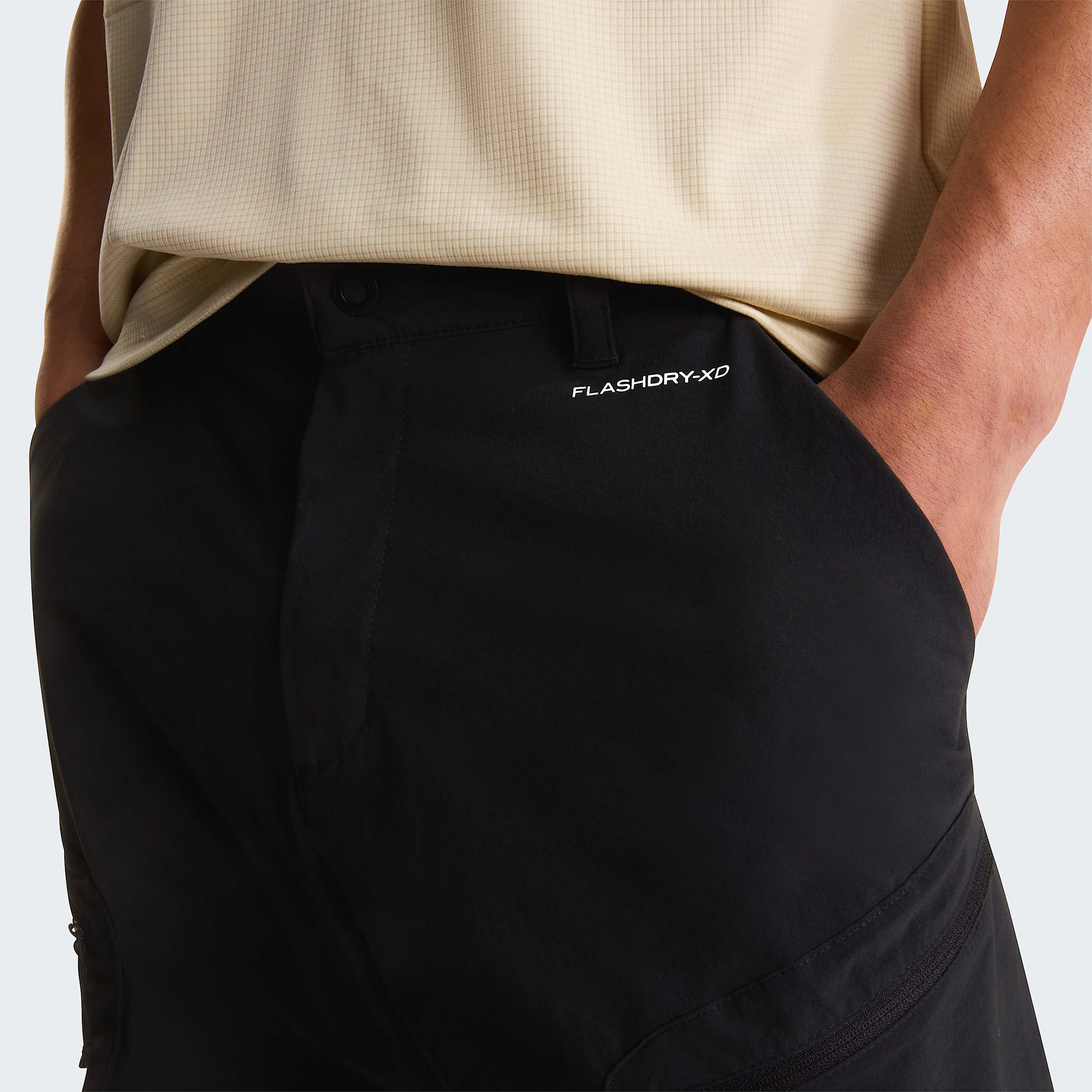 Inpakbare short voor heren TNF TNF Black ALT5