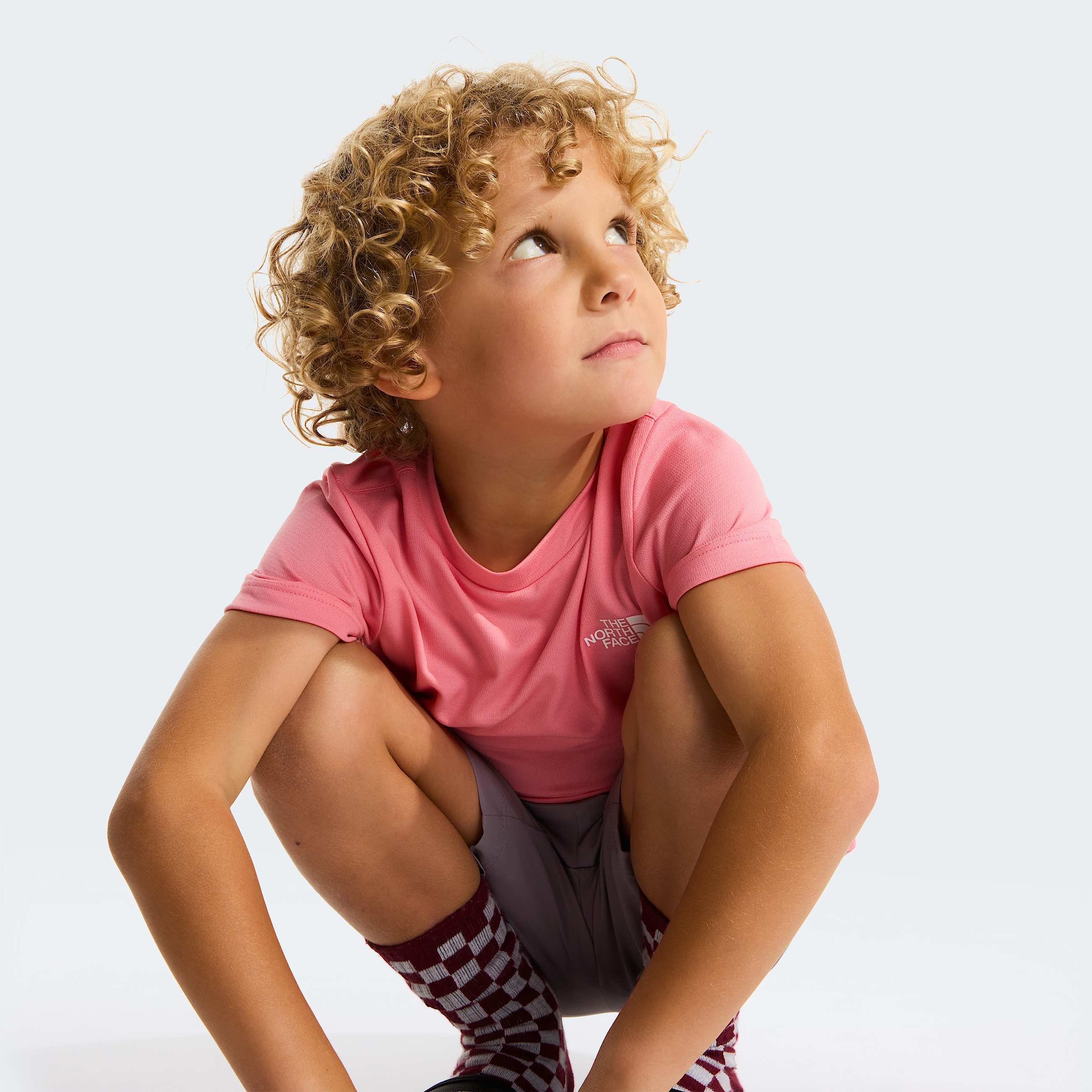 Kids 247 Set TNF Coral CrushTranscendent Grey ALT10