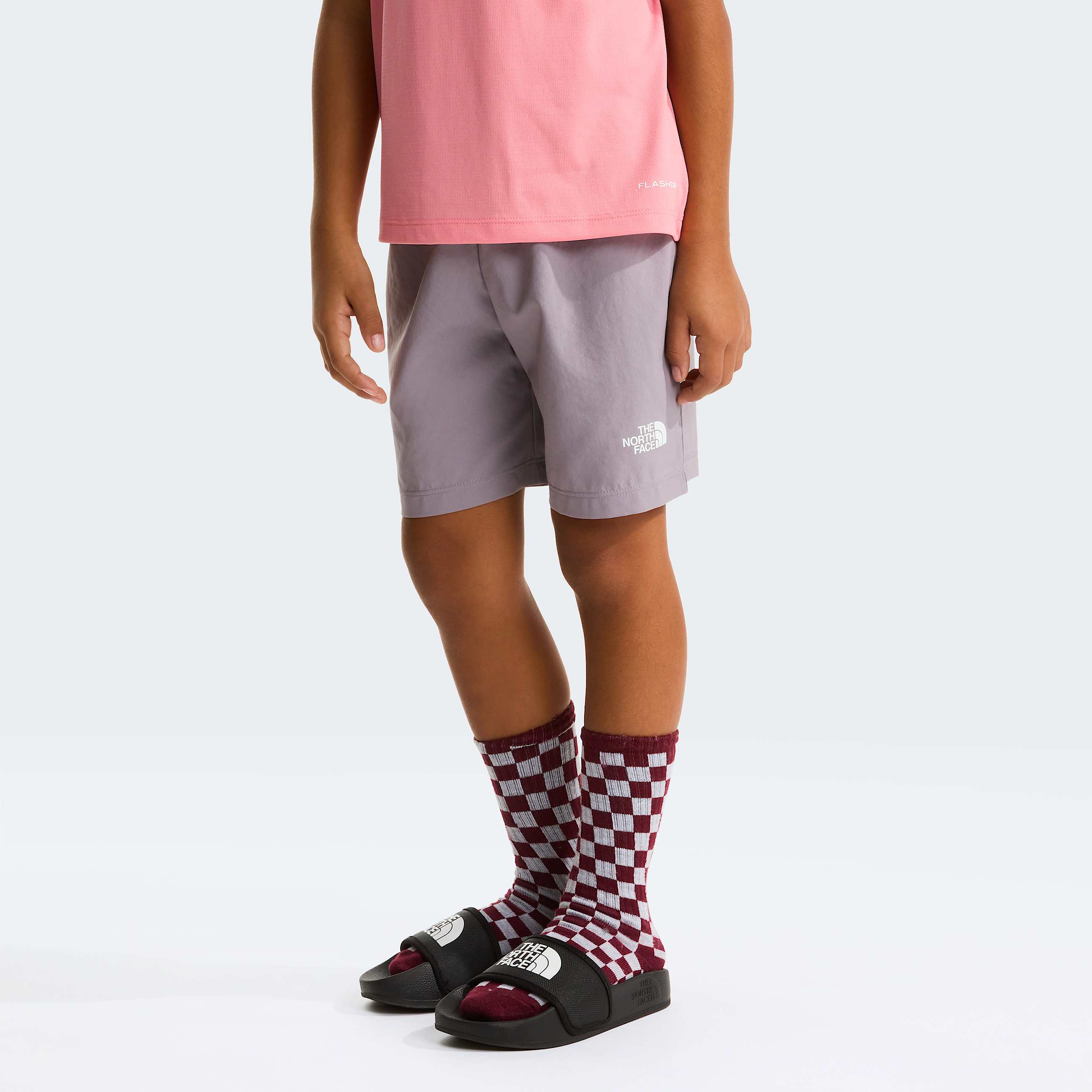 Kids 247 Set TNF Coral CrushTranscendent Grey ALT16