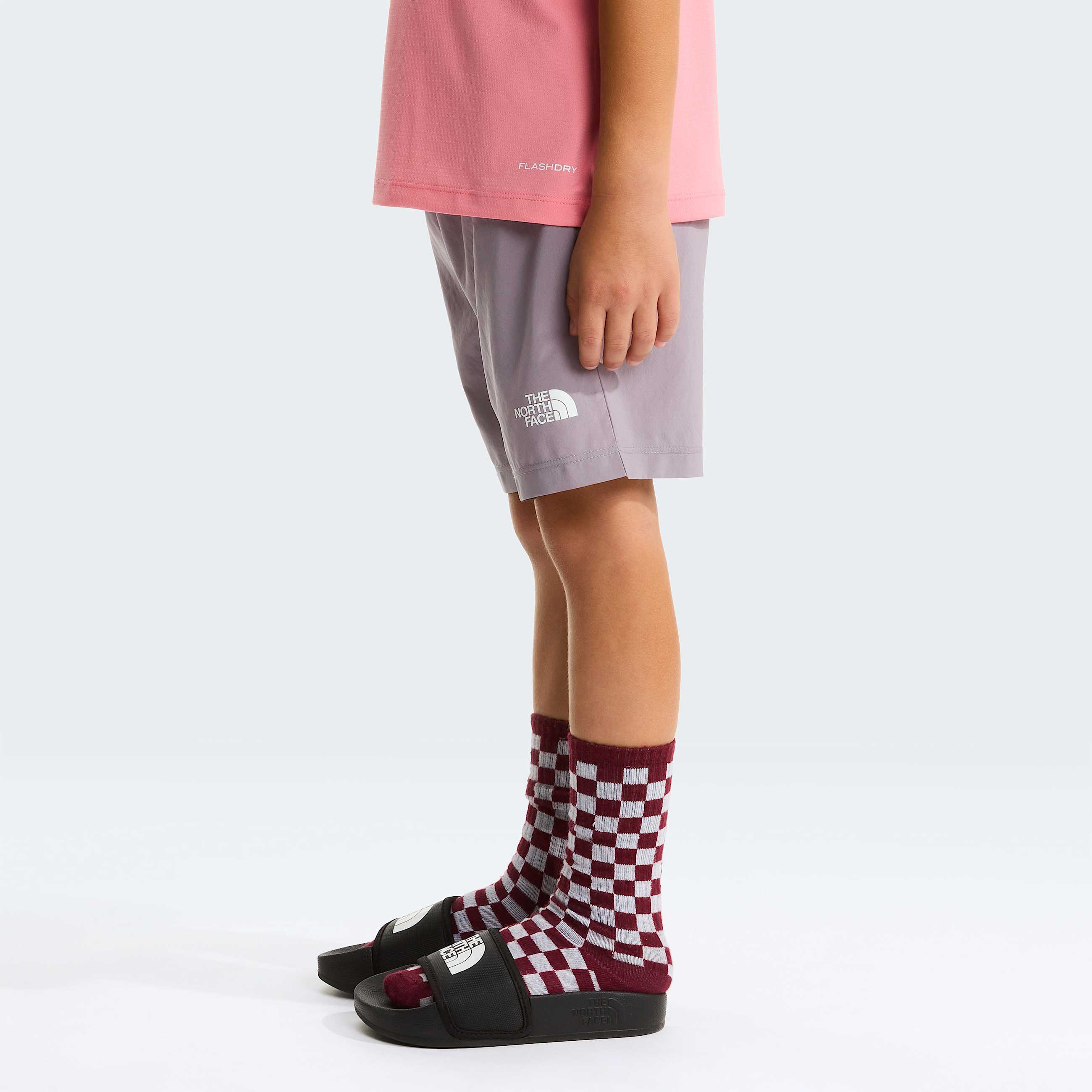 Kids 247 Set TNF Coral CrushTranscendent Grey ALT7