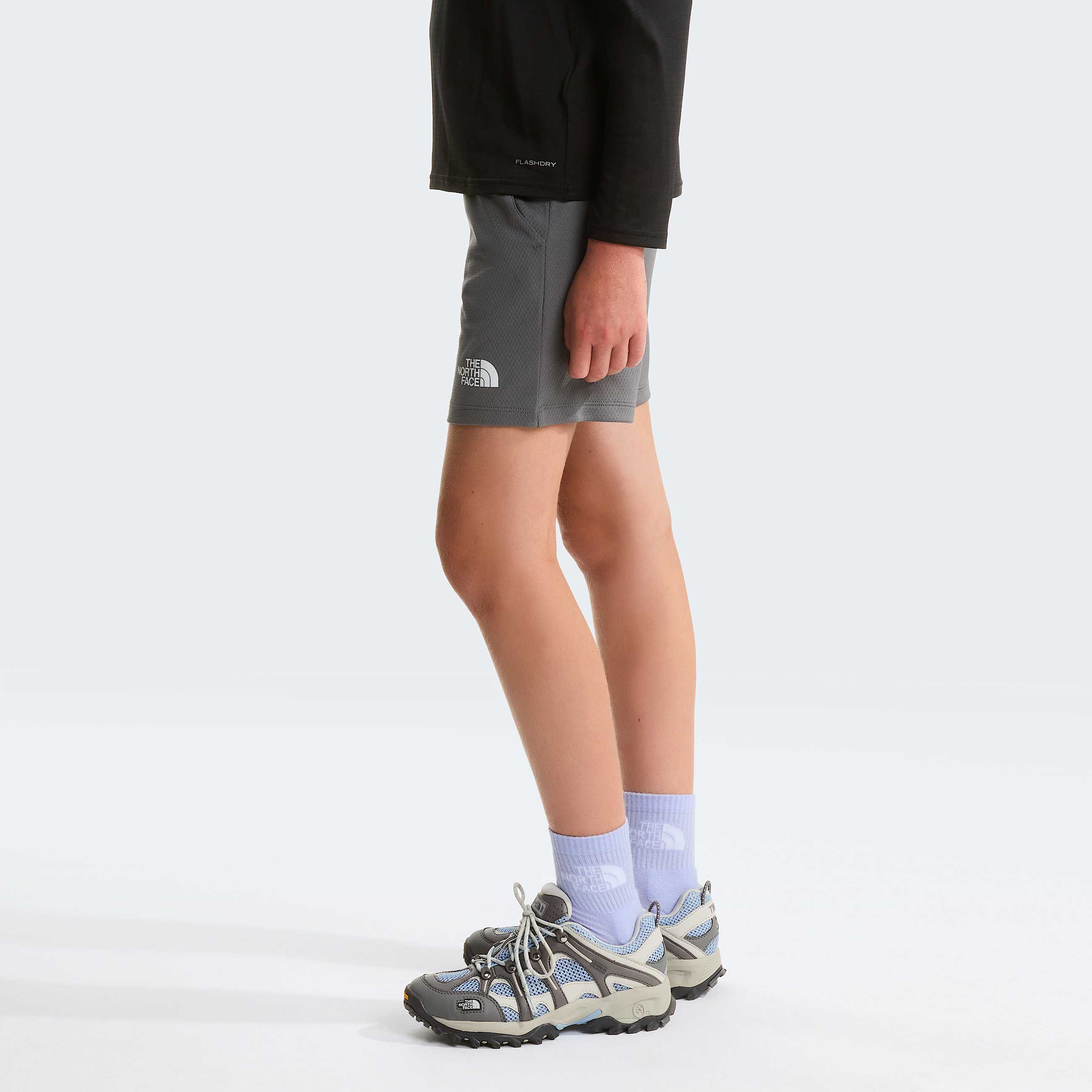 Pantaloncini in maglia di poliestere da ragazzi TNF ALT8