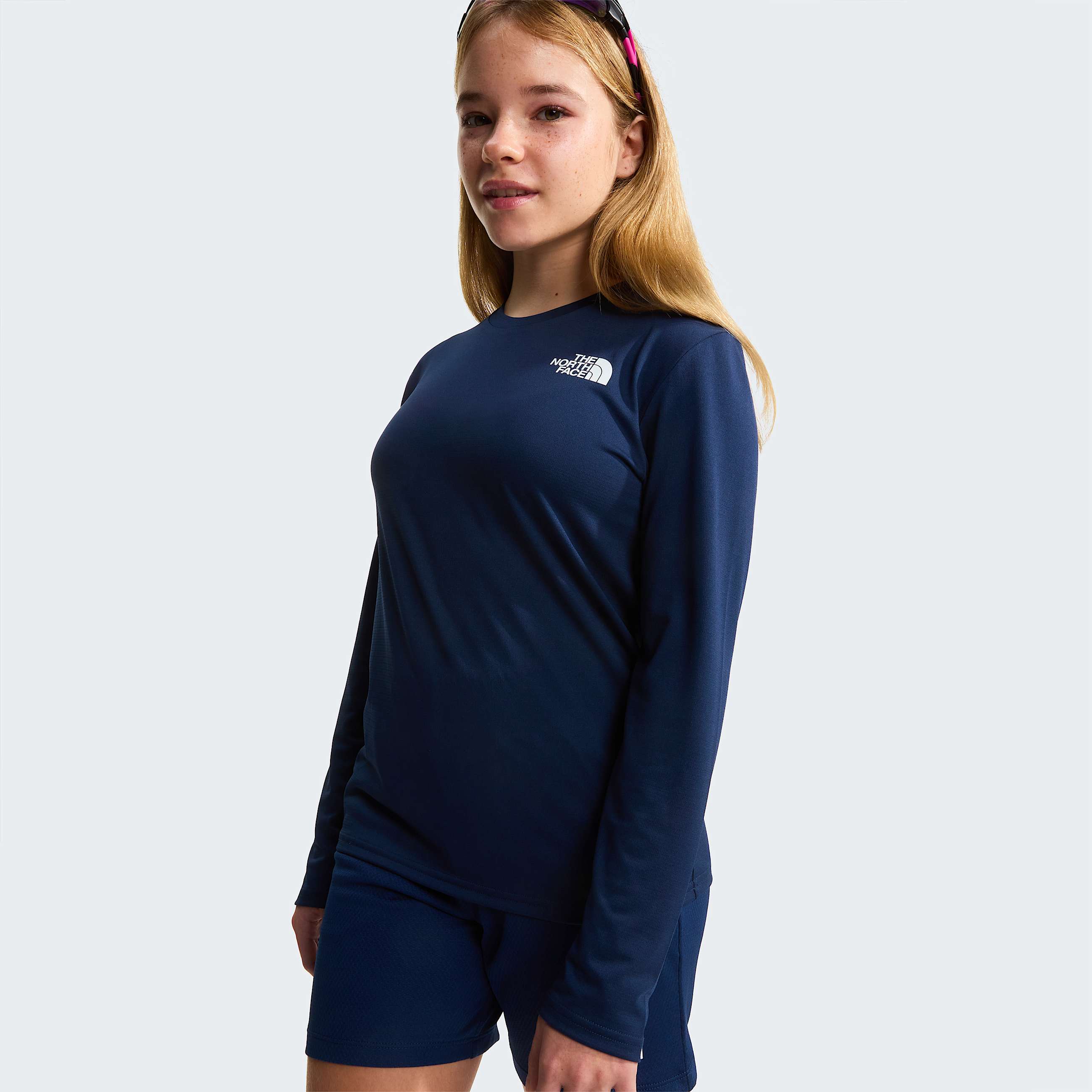 Teens Poly Knit Shorts TNF Summit Navy ALT10