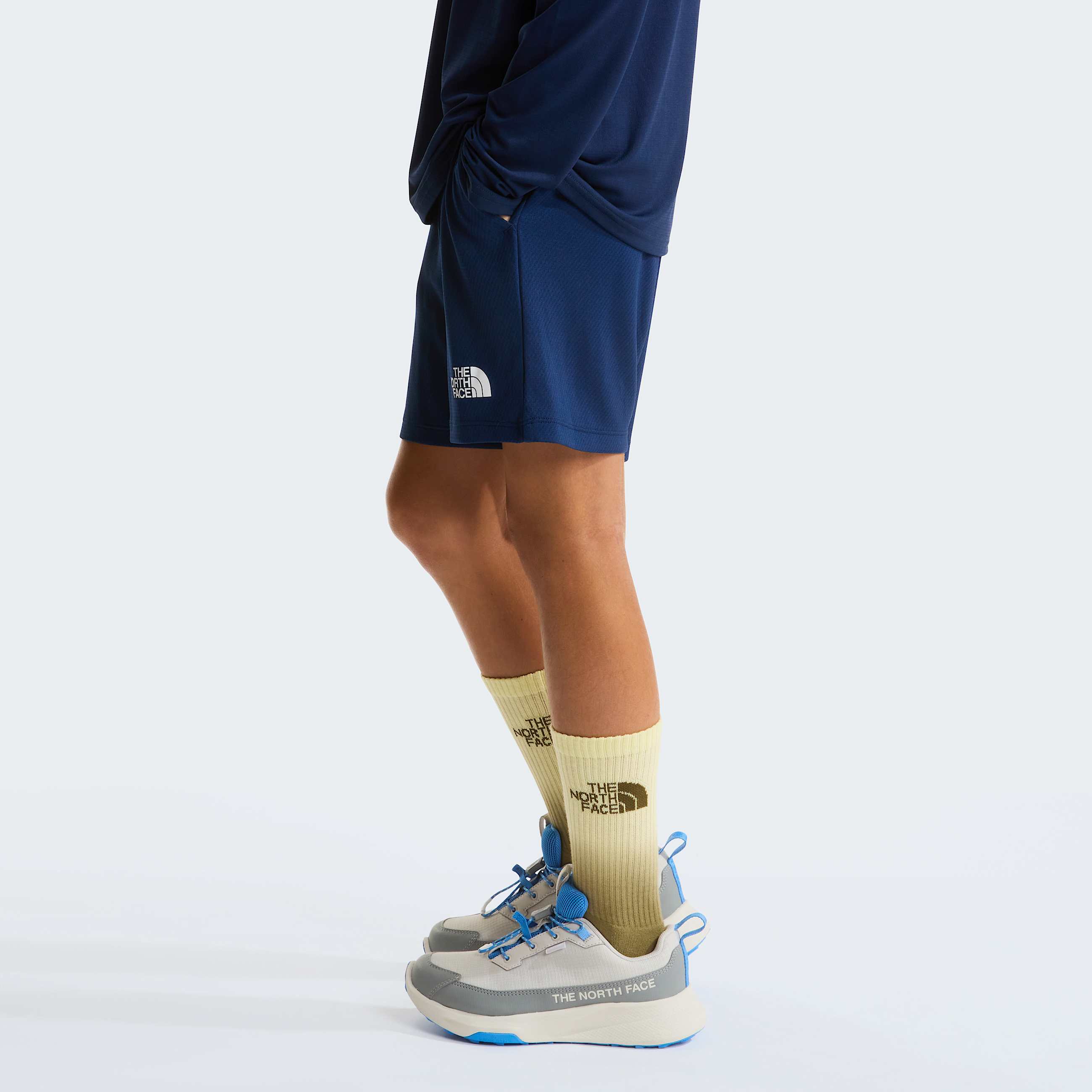 Teens Poly Knit Shorts TNF Summit Navy ALT2
