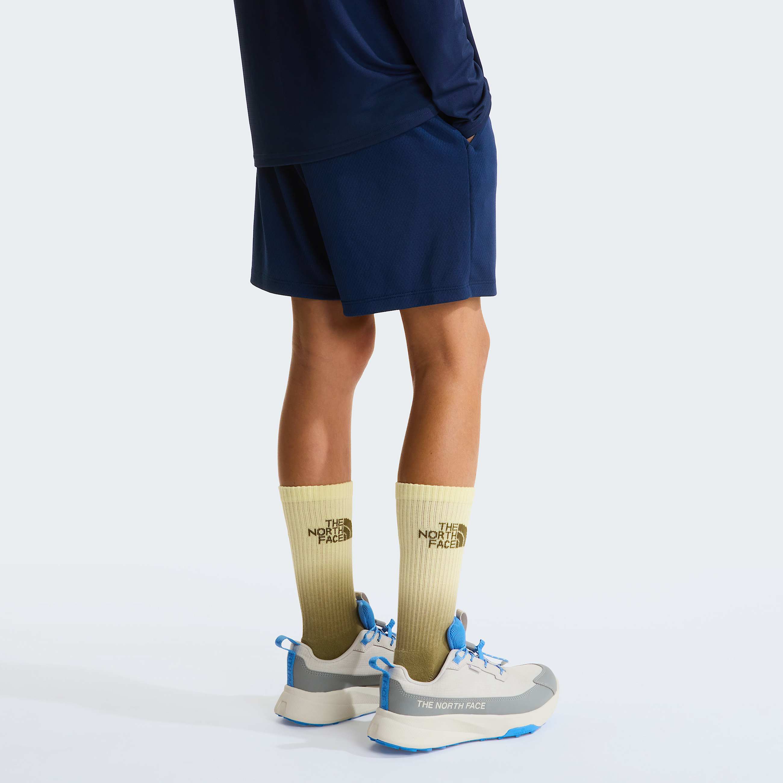 Teens Poly Knit Shorts TNF Summit Navy ALT3