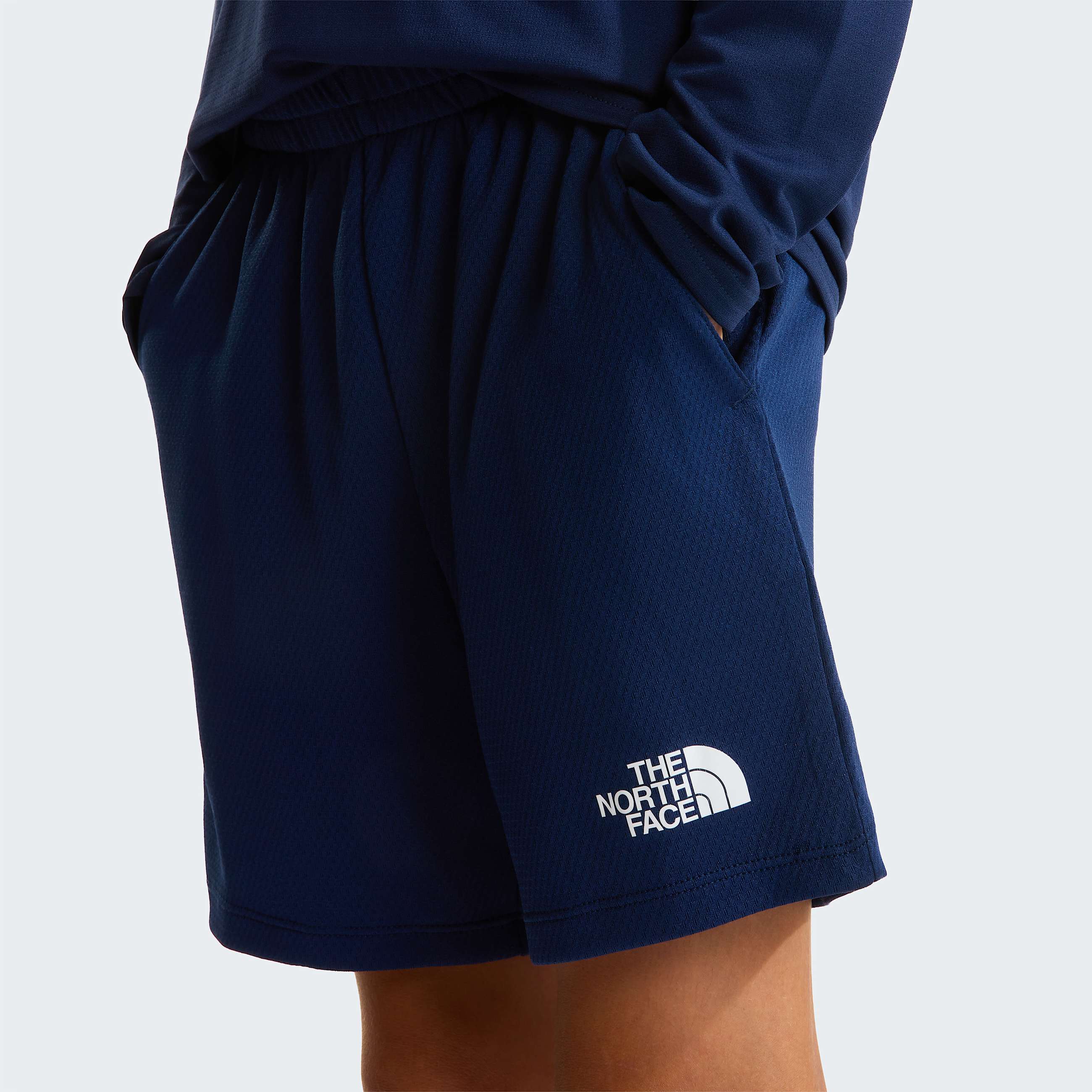 Teens Poly Knit Shorts TNF Summit Navy ALT4