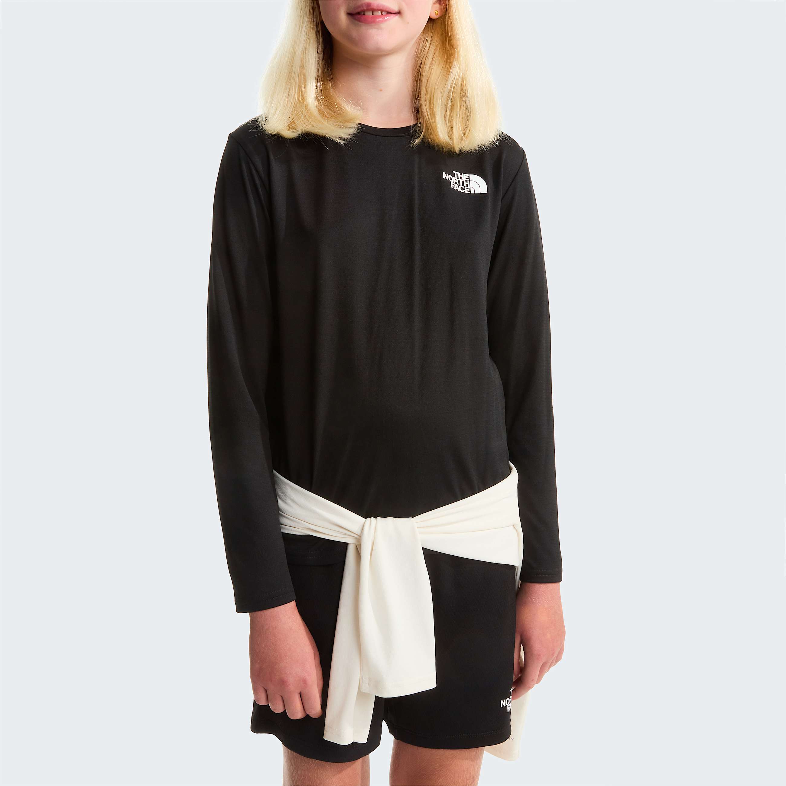 Teens Poly Knit Shorts TNF TNF Black ALT10