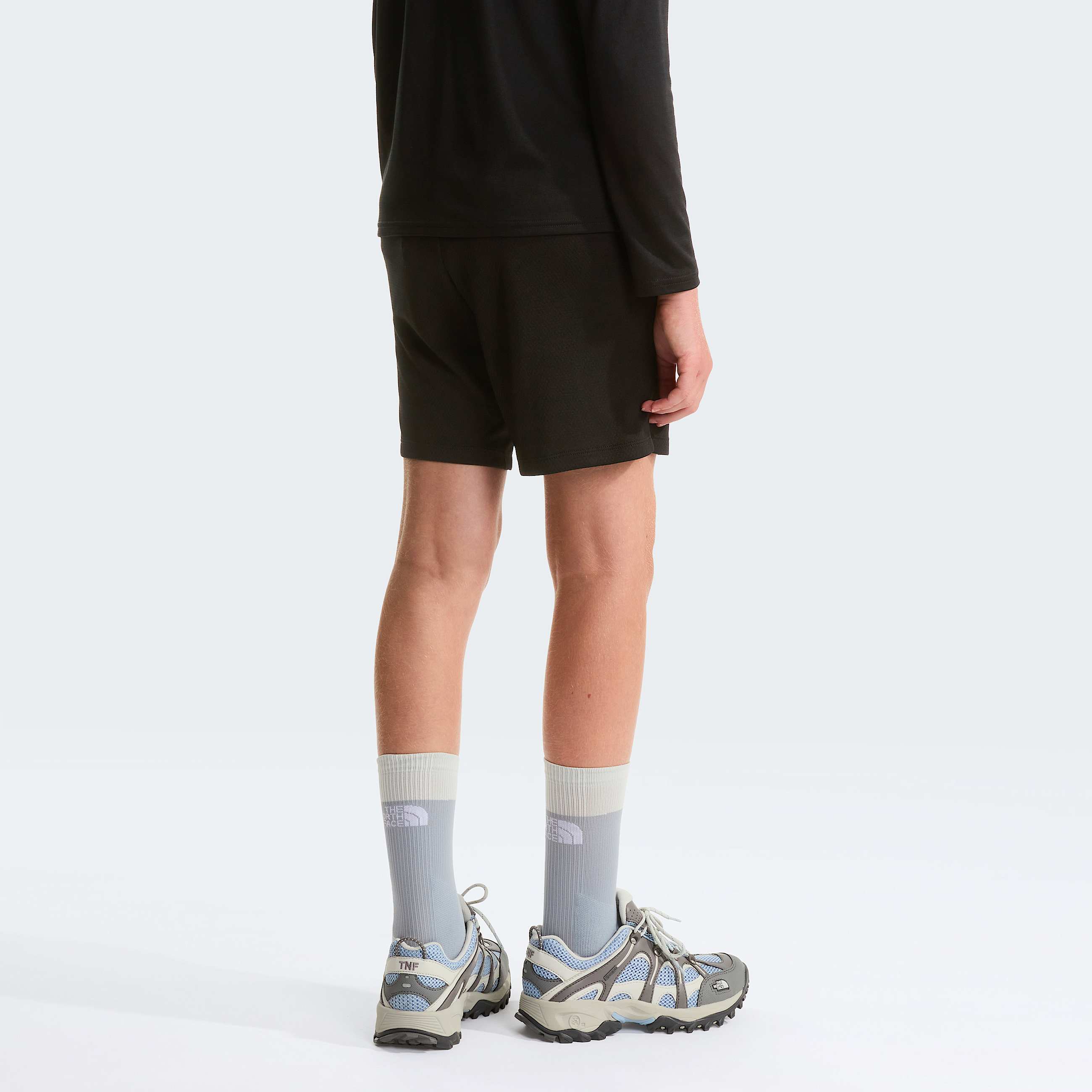 Teens Poly Knit Shorts TNF TNF Black ALT9