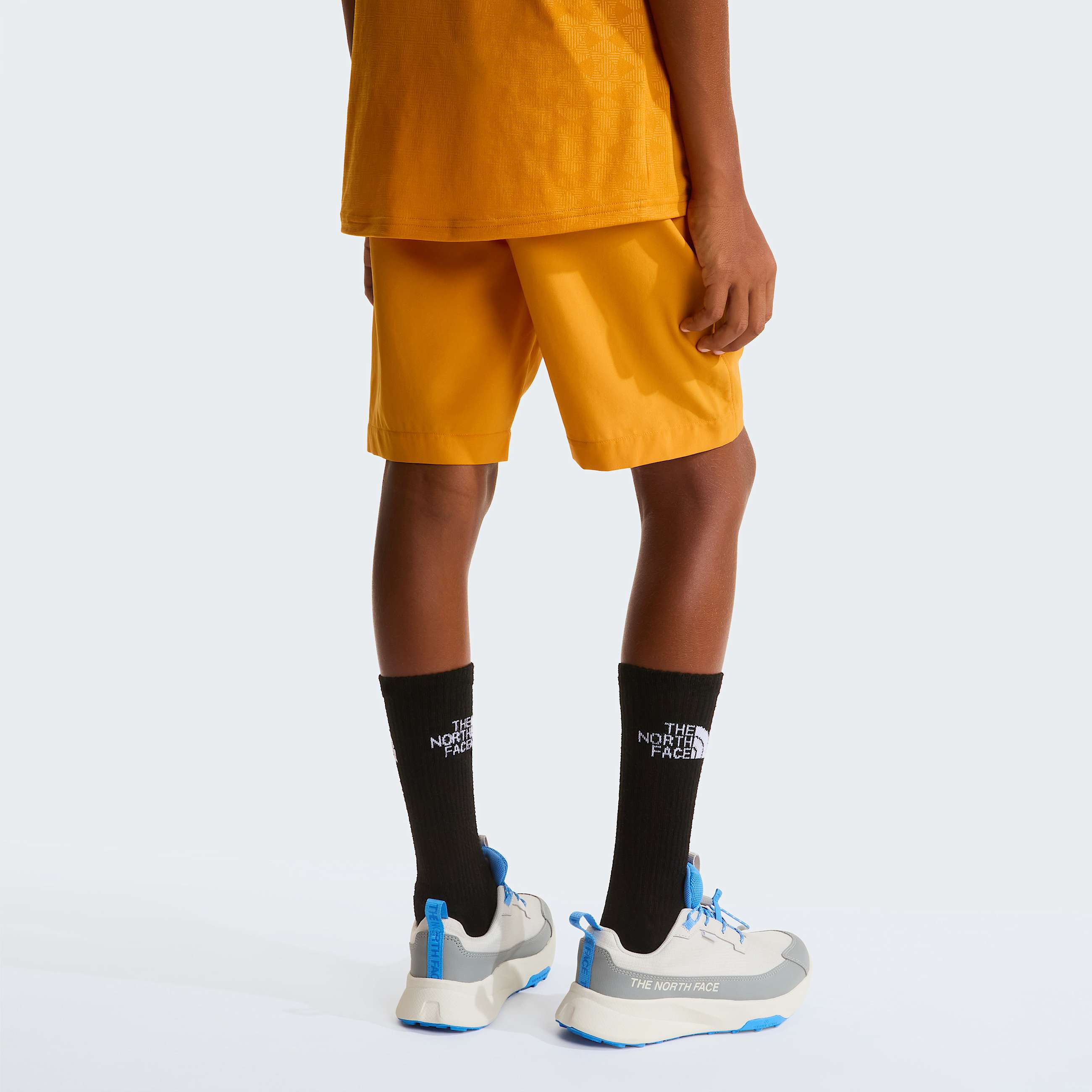 Teens 247 Pentadome Embossed Shorts TNF Dust Orange ALT3
