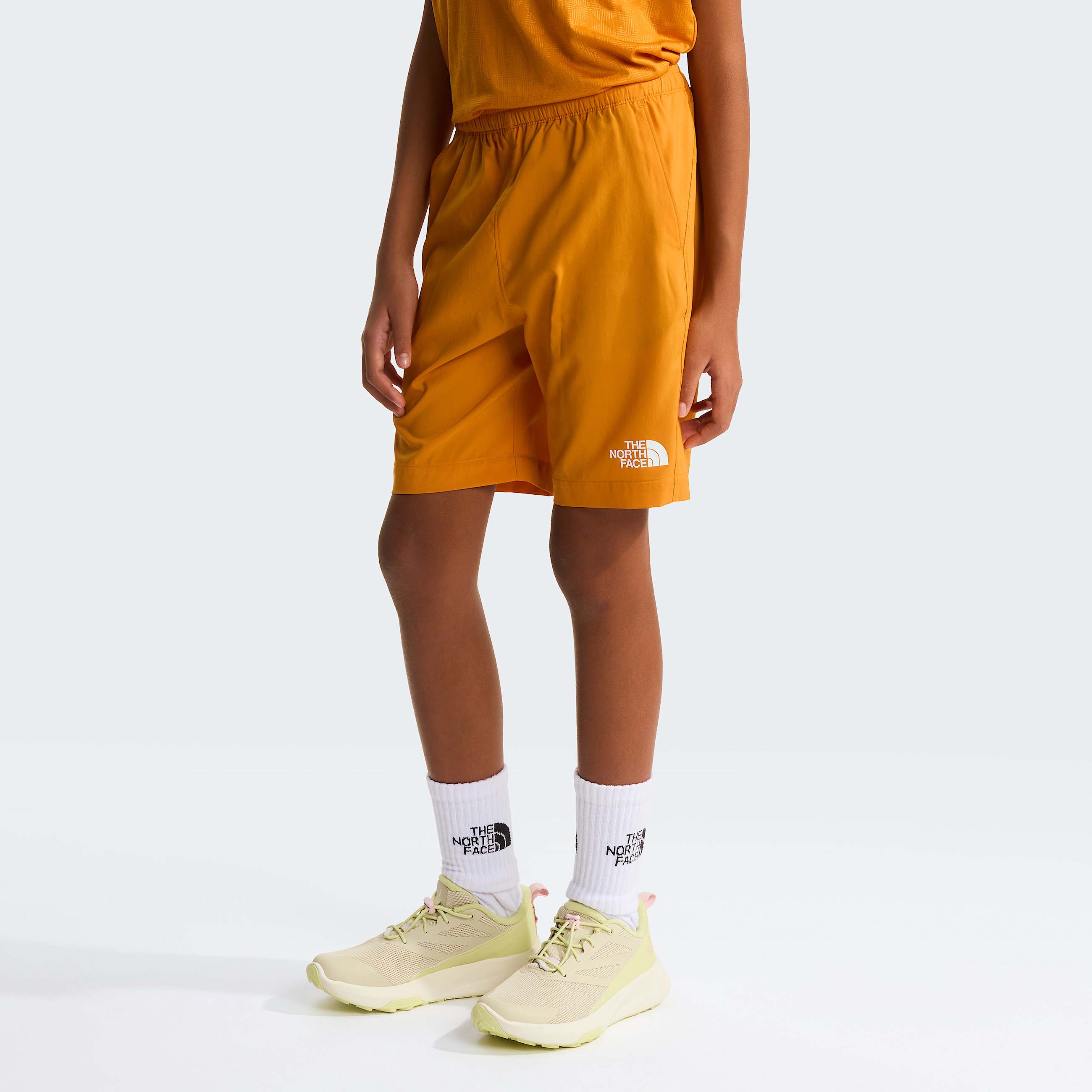 Teens 247 Pentadome Embossed Shorts TNF Dust Orange ALT6