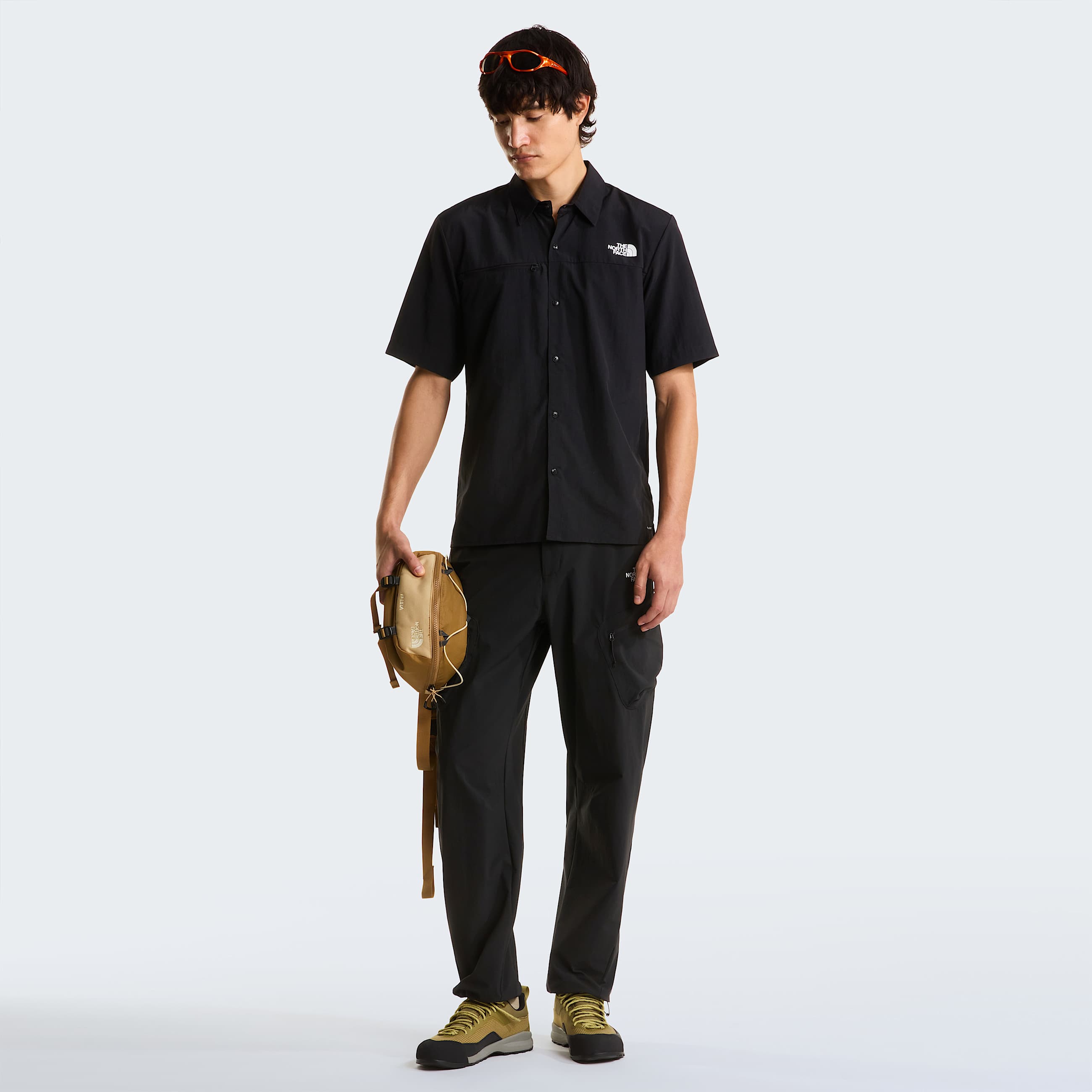 Pantaloni ampi ripiegabili da uomo TNF TNF Black ALT1