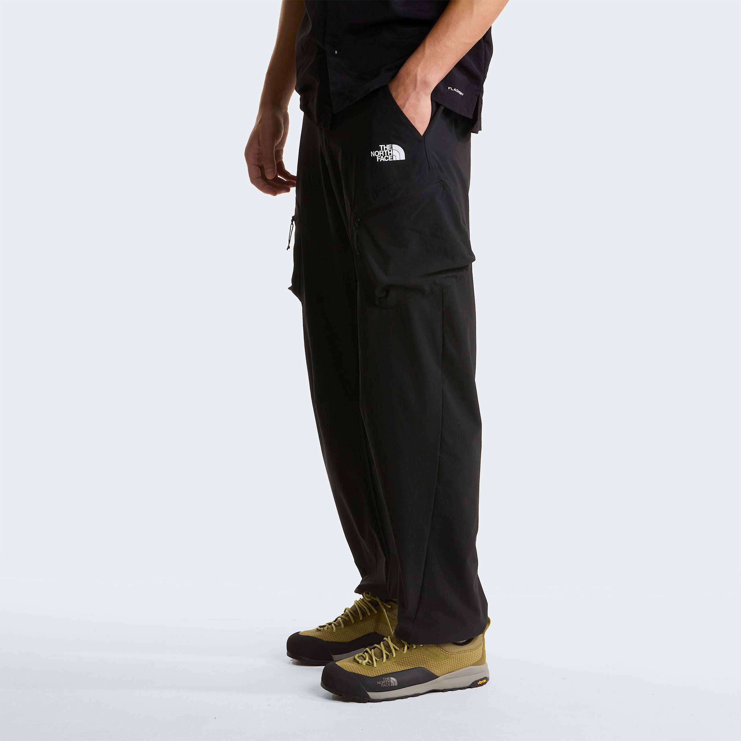 Pantaloni ampi ripiegabili da uomo TNF TNF Black ALT2