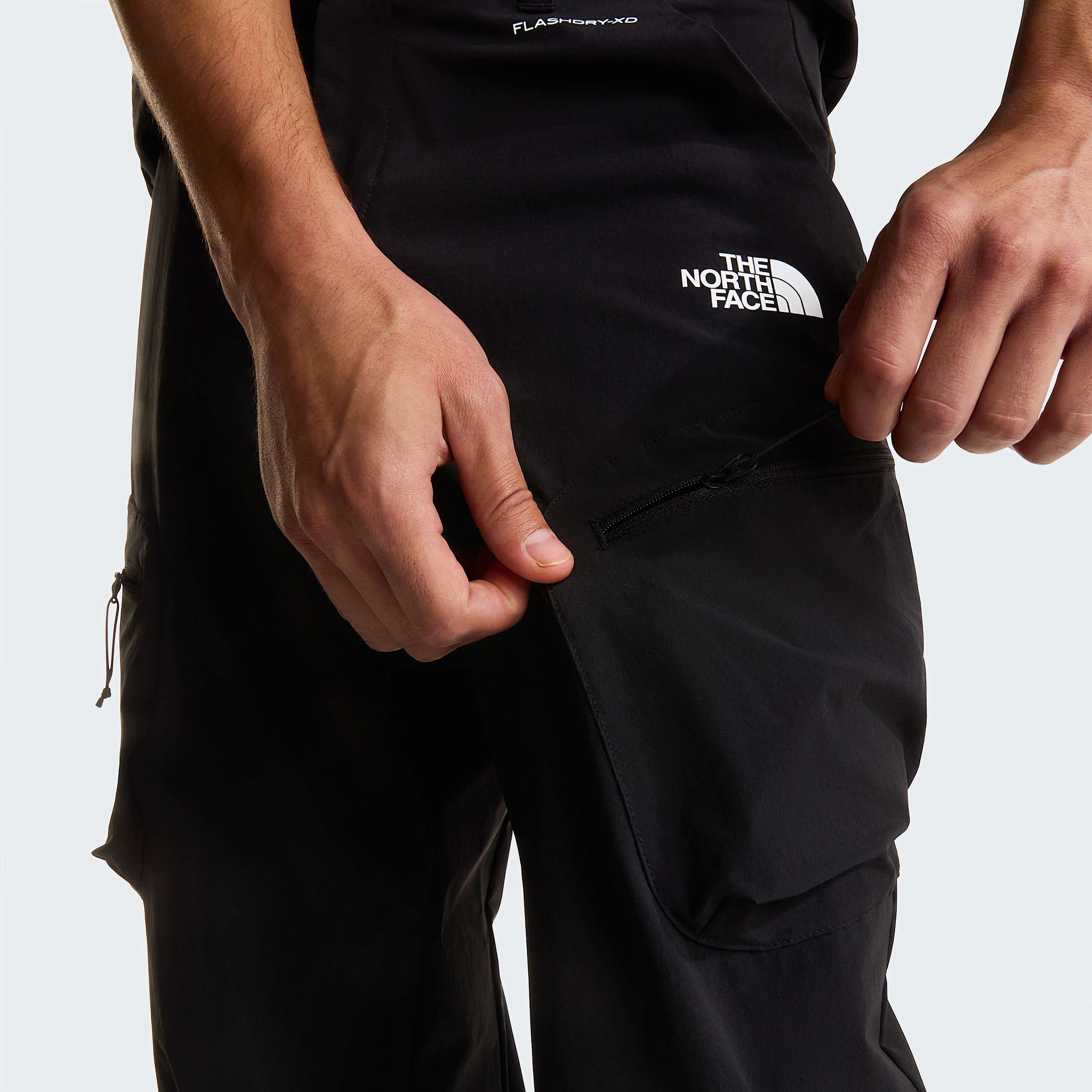 Pantaloni ampi ripiegabili da uomo TNF TNF Black ALT4