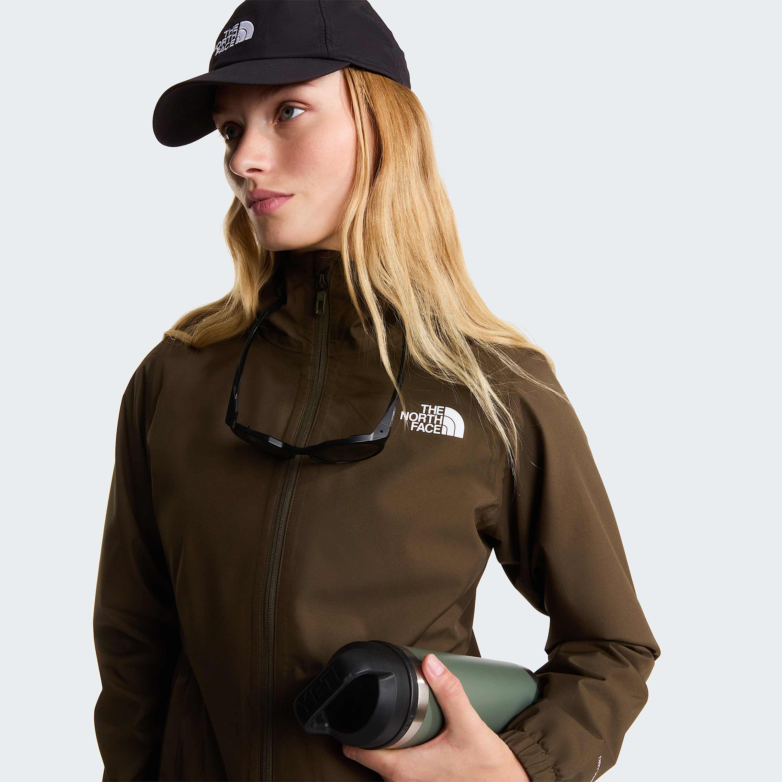Womens Quest  DryVent Jacket TNF New Taupe Green ALT9