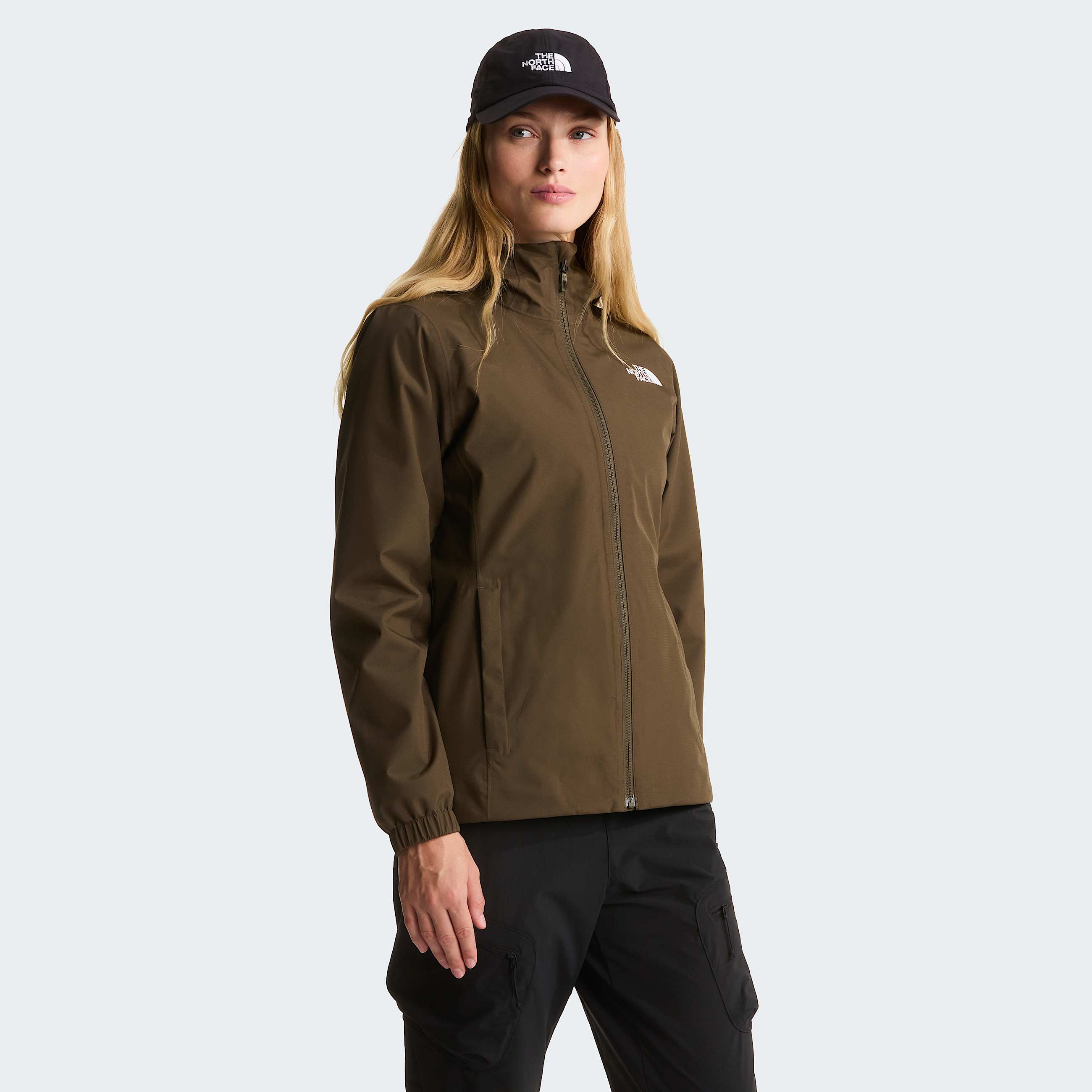 Womens Quest  DryVent Jacket TNF New Taupe Green HERO