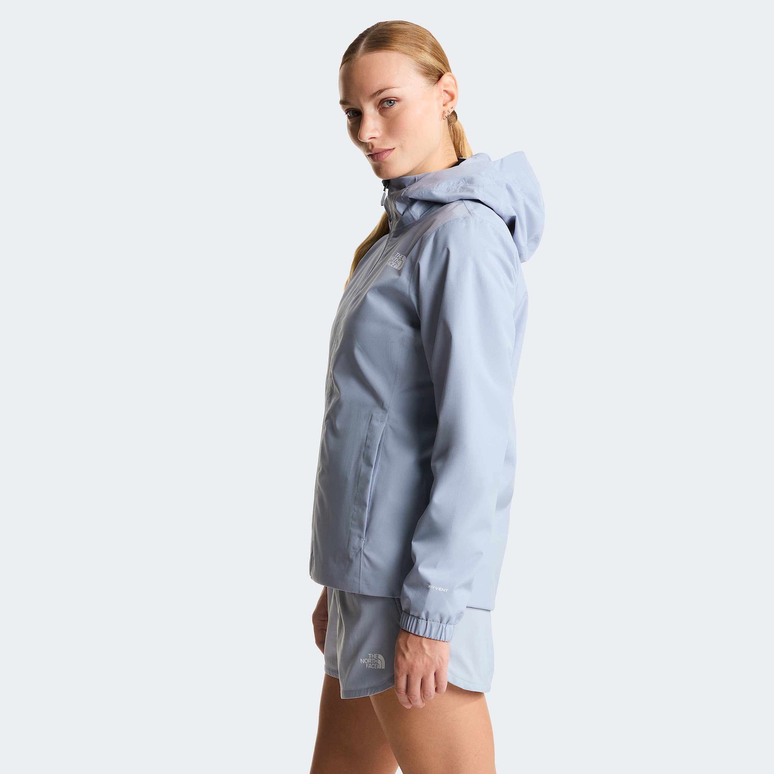 Womens Quest  DryVent Jacket TNF Frost Grey ALT2