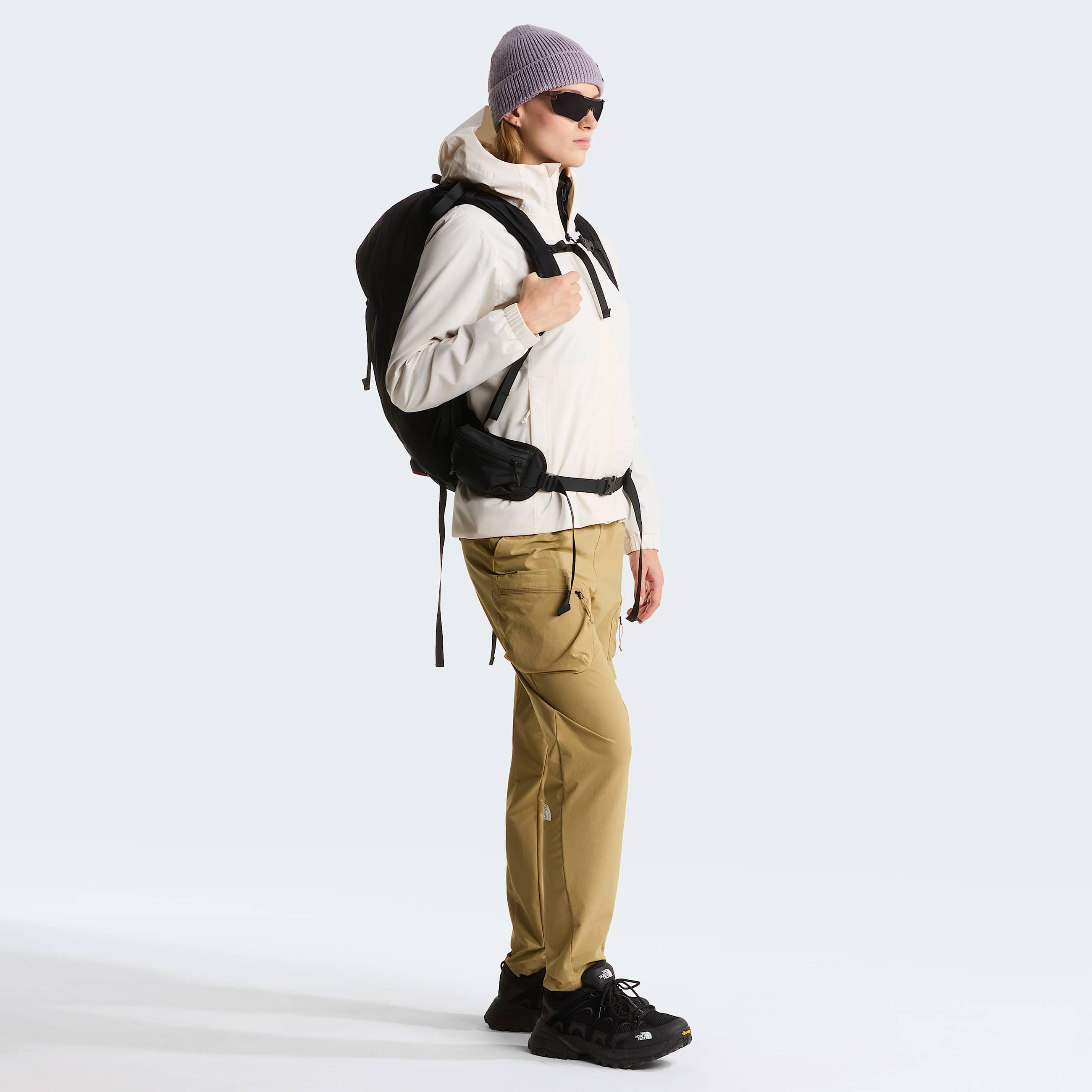 Womens Quest  DryVent Jacket TNF White Dune ALT1