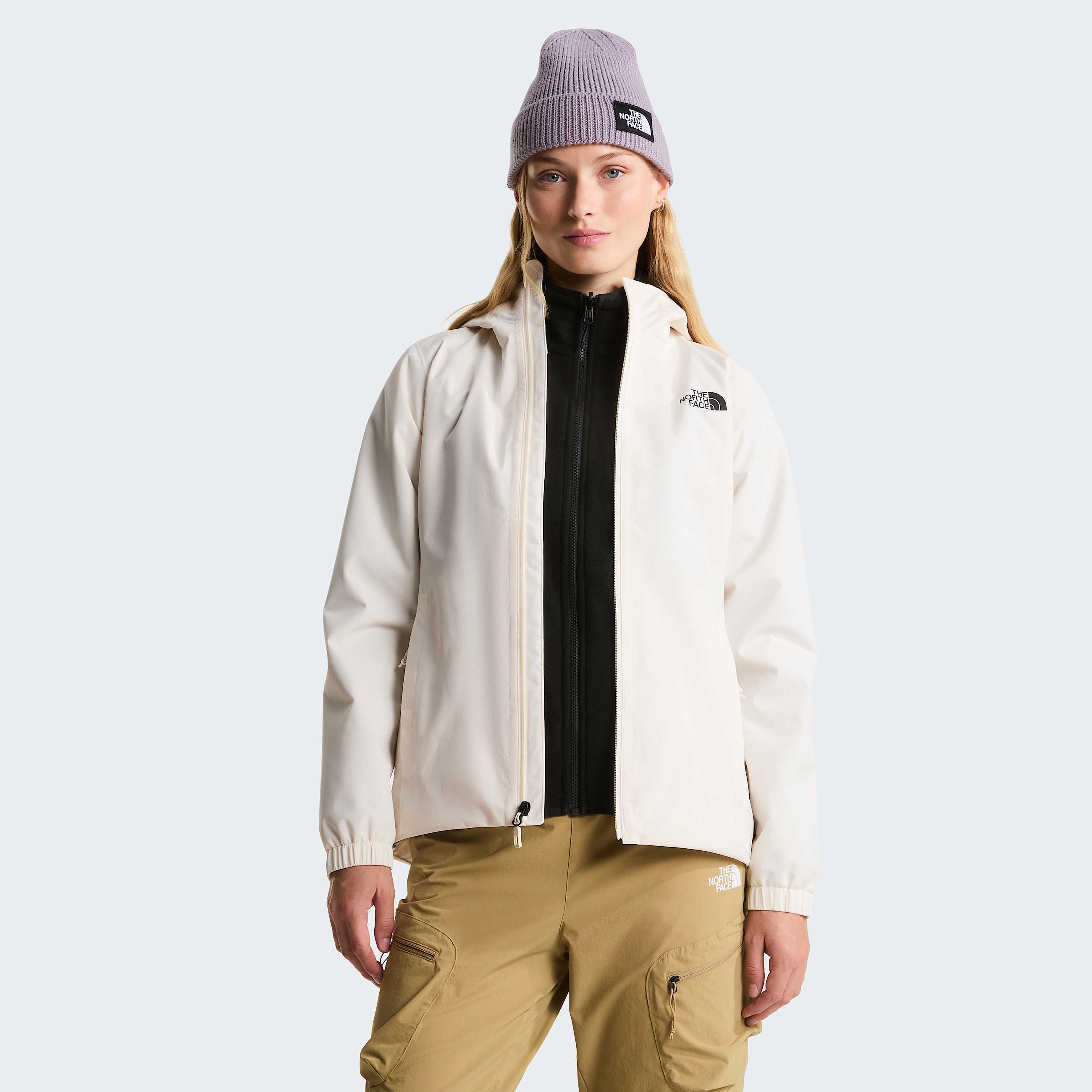 Womens Quest  DryVent Jacket TNF White Dune ALT4