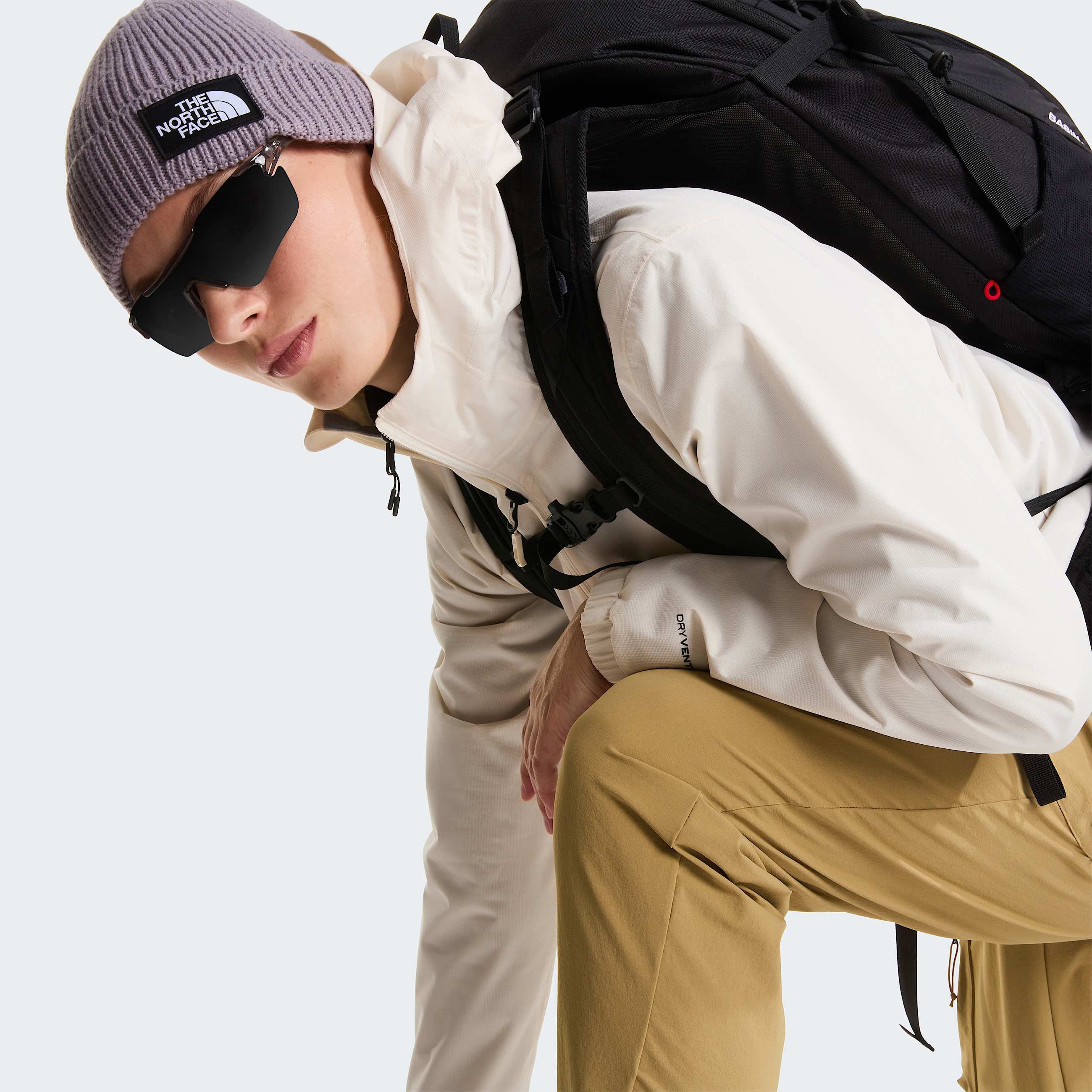 Womens Quest  DryVent Jacket TNF White Dune ALT9