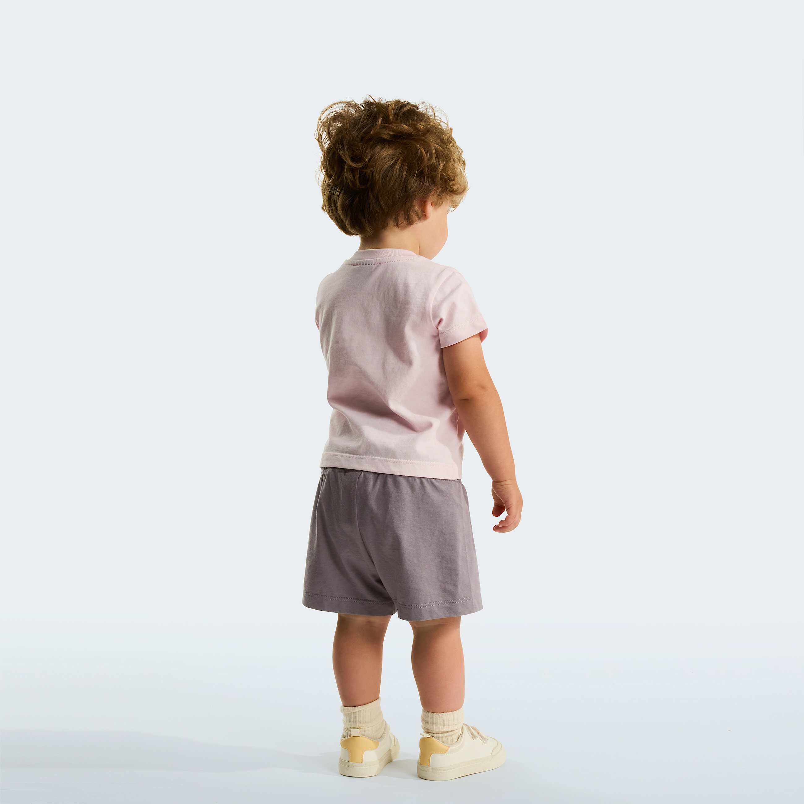 Baby NSE Box Play Regular Shorts Set TNF Pale BlossomTranscendent Grey ALT1
